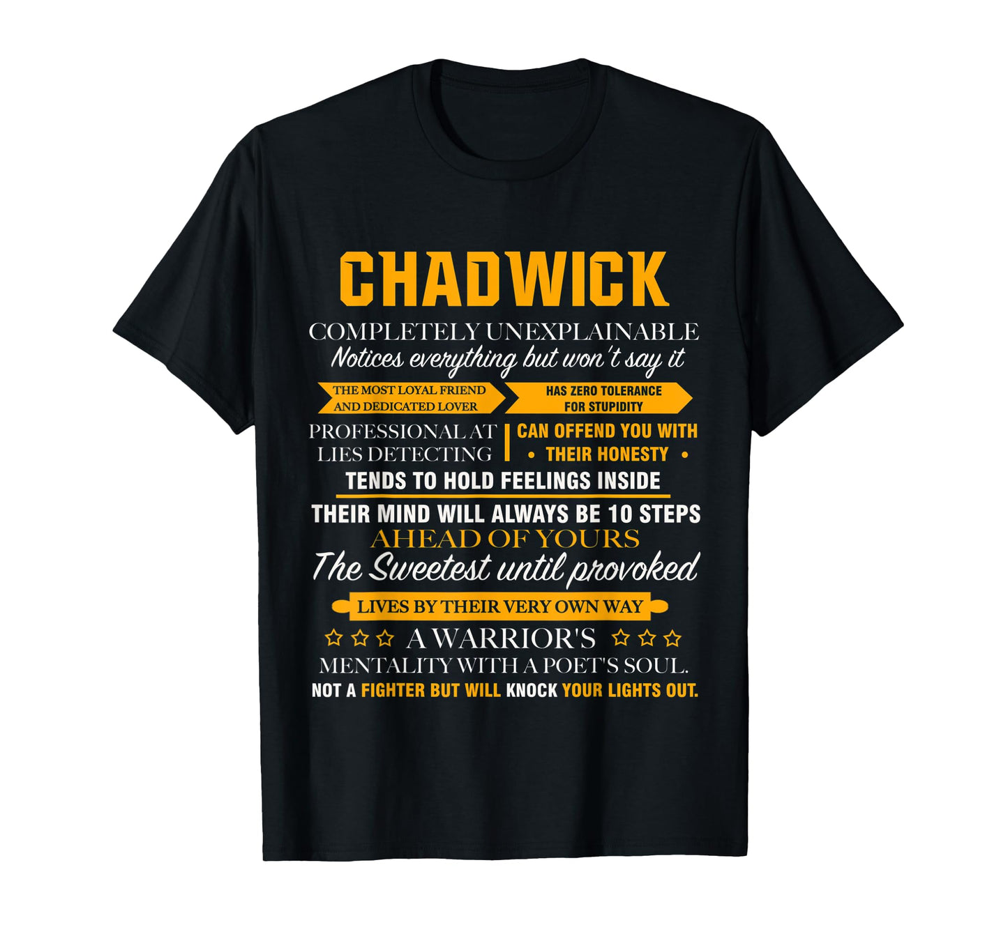 CHADWICK completely unexplainable family christmas T-Shirt