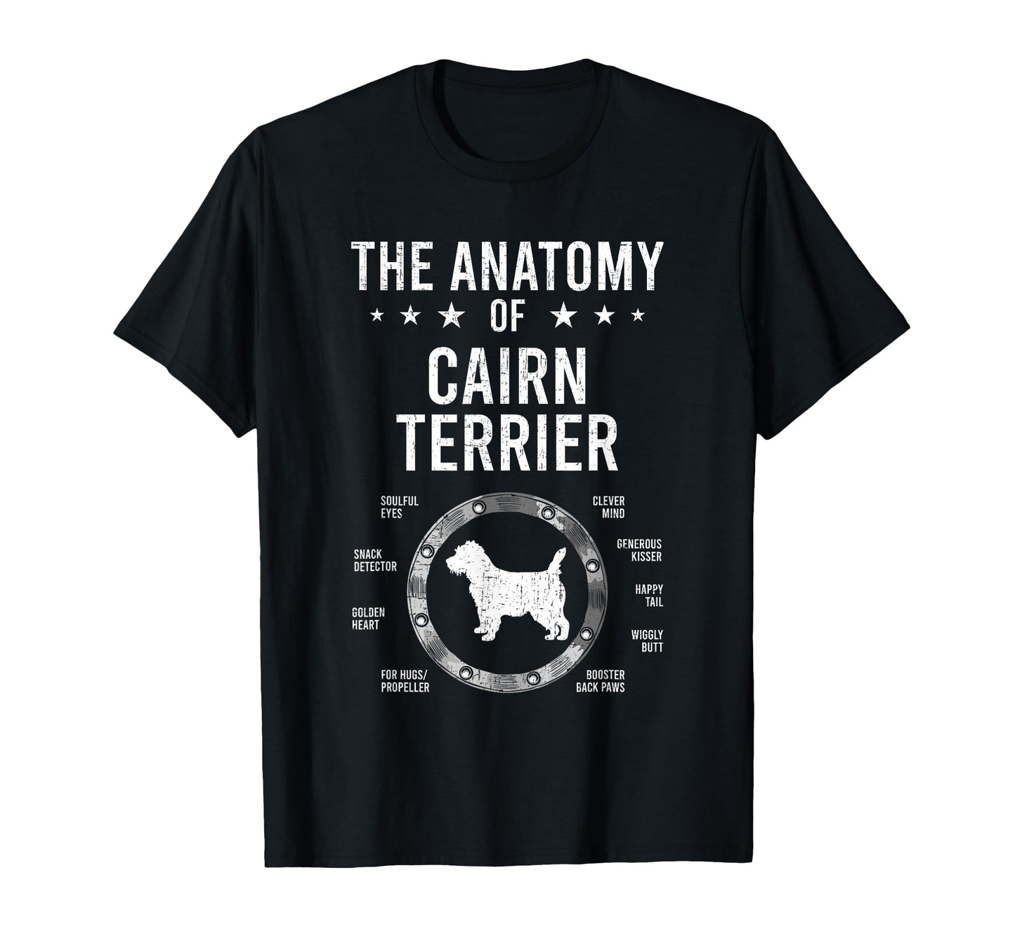 Anatomy of Cairn Terrier Dog Lover T-Shirt
