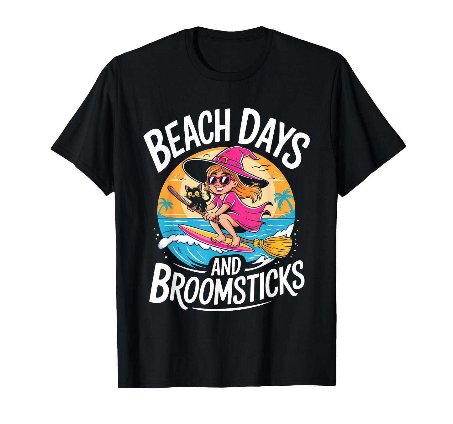 Cute Summerween Ghost Funny Beach Halloween T-Shirt
