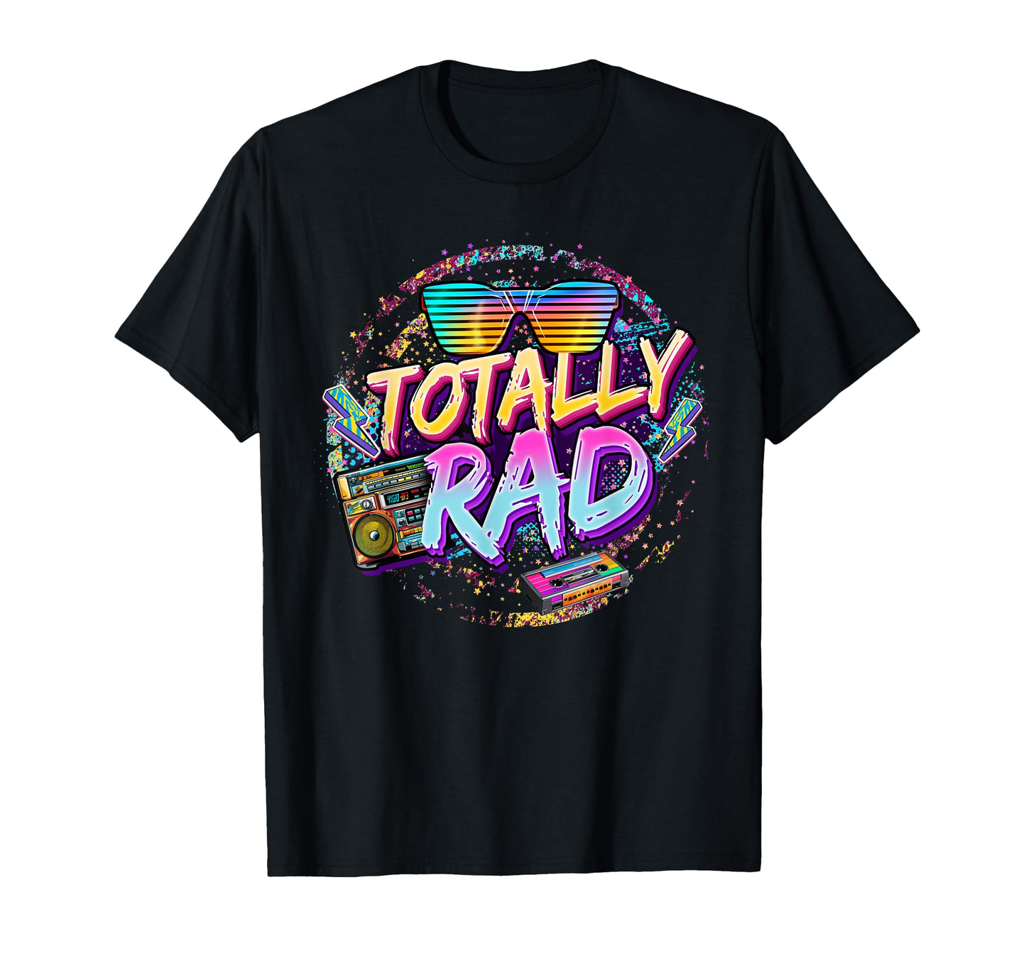 Retro 1980's Totally Rad 80's Funny 80s Theme Retro Party T-Shirt