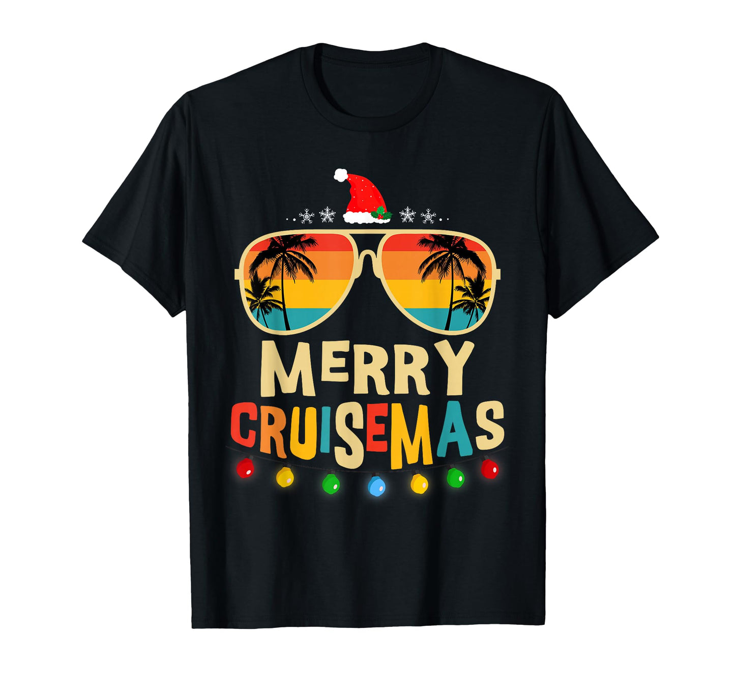 Merry Cruisemas 2025 Christmas Santa Reindeer Cruise T-Shirt