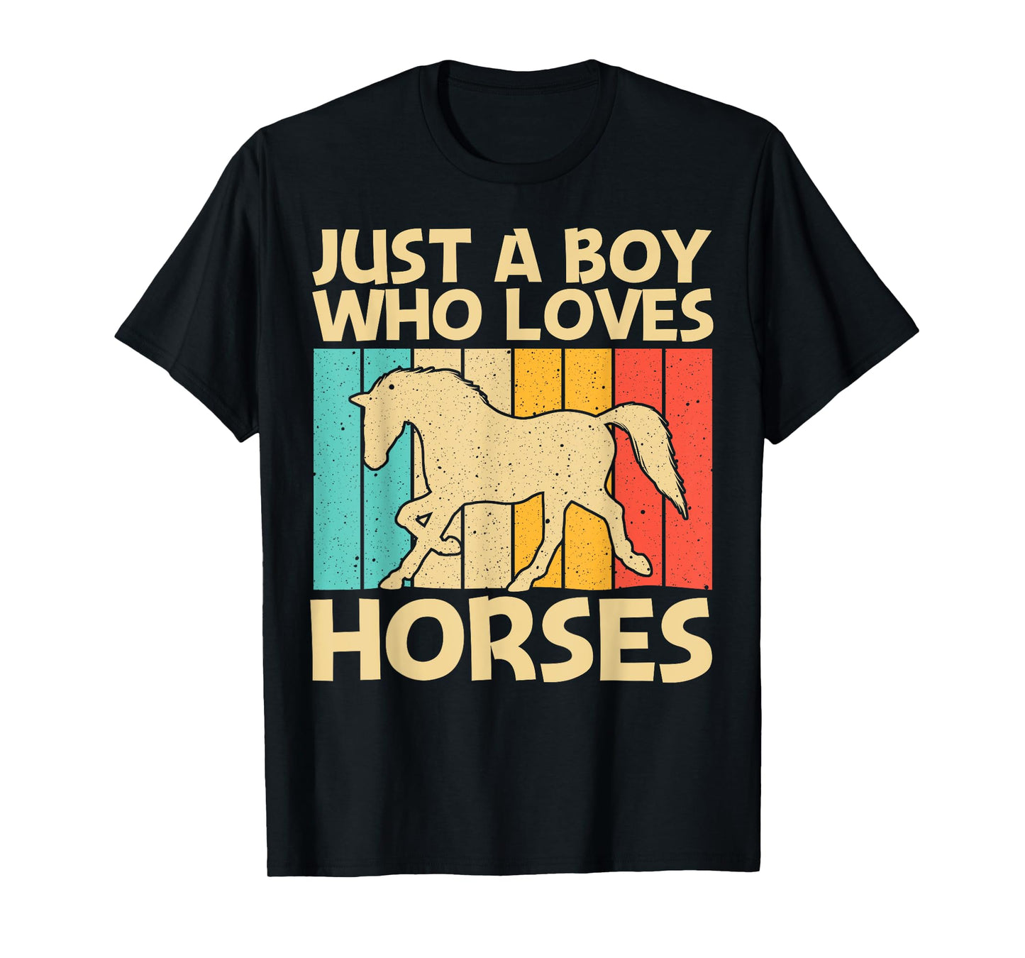 Cool Horse For Boys Kids Equestrian Horseback Riding Lover T-Shirt