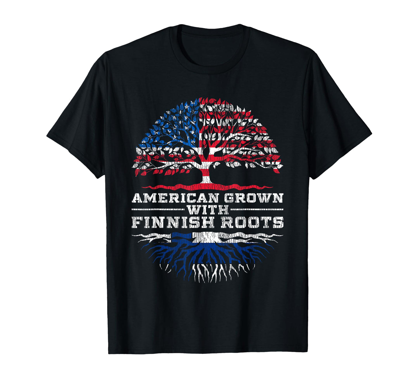 American Grown With Finnish Roots Finland T-Shirt