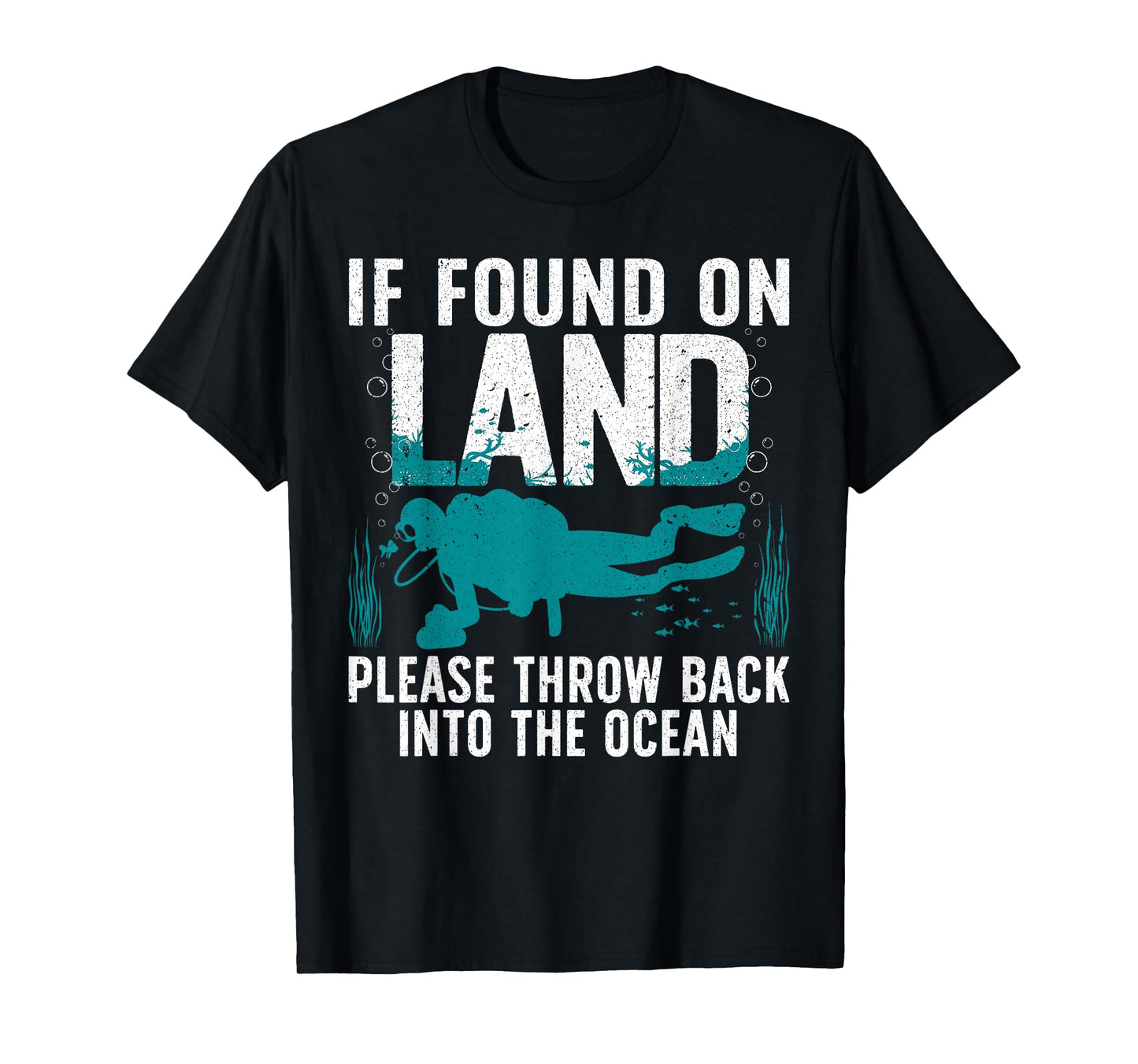 Funny Scuba Diving Art For Men Women Snorkeling Scuba Diver T-Shirt