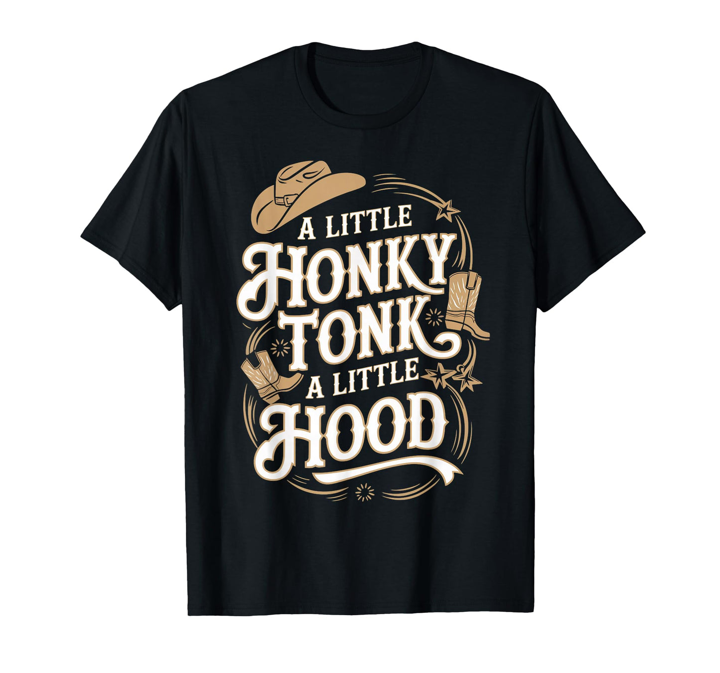 Little Honky Tonk Western Farm Musician Honky Tonk T-Shirt