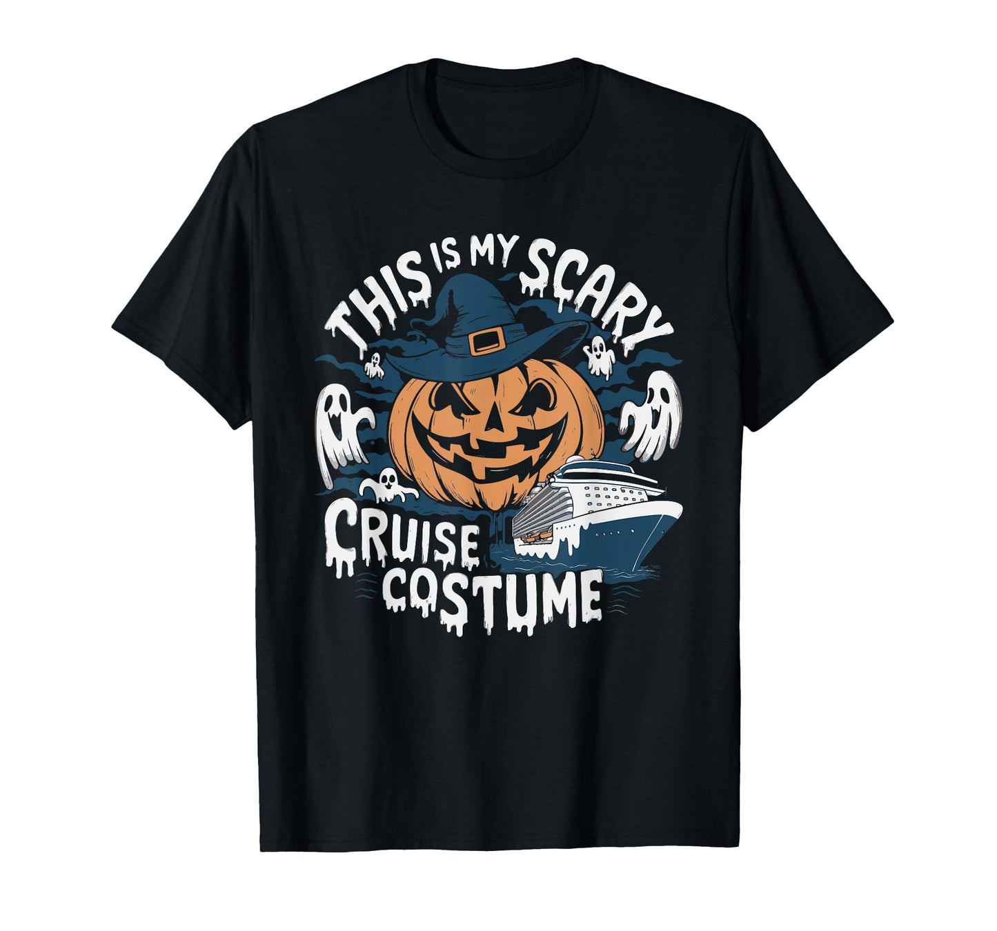 This Is My Scary Cruise Costume Vacation Cruising T-Shirt
