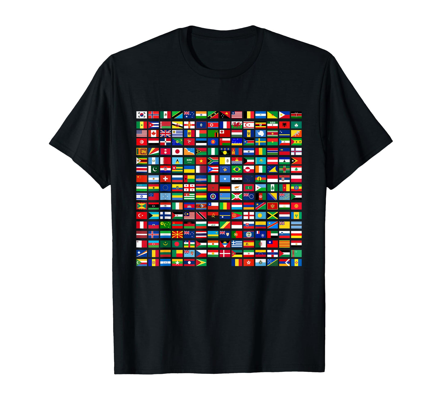 All Countries Flags Of The World 287 Flag International T-Shirt