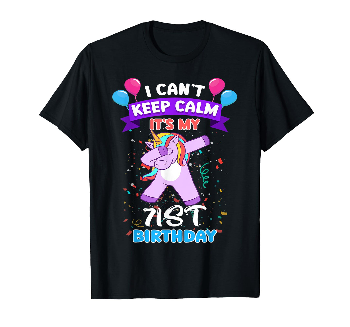 71th Birthday Unicorn Shirt For 71 Years Old Women At Age 71 T-Shirt