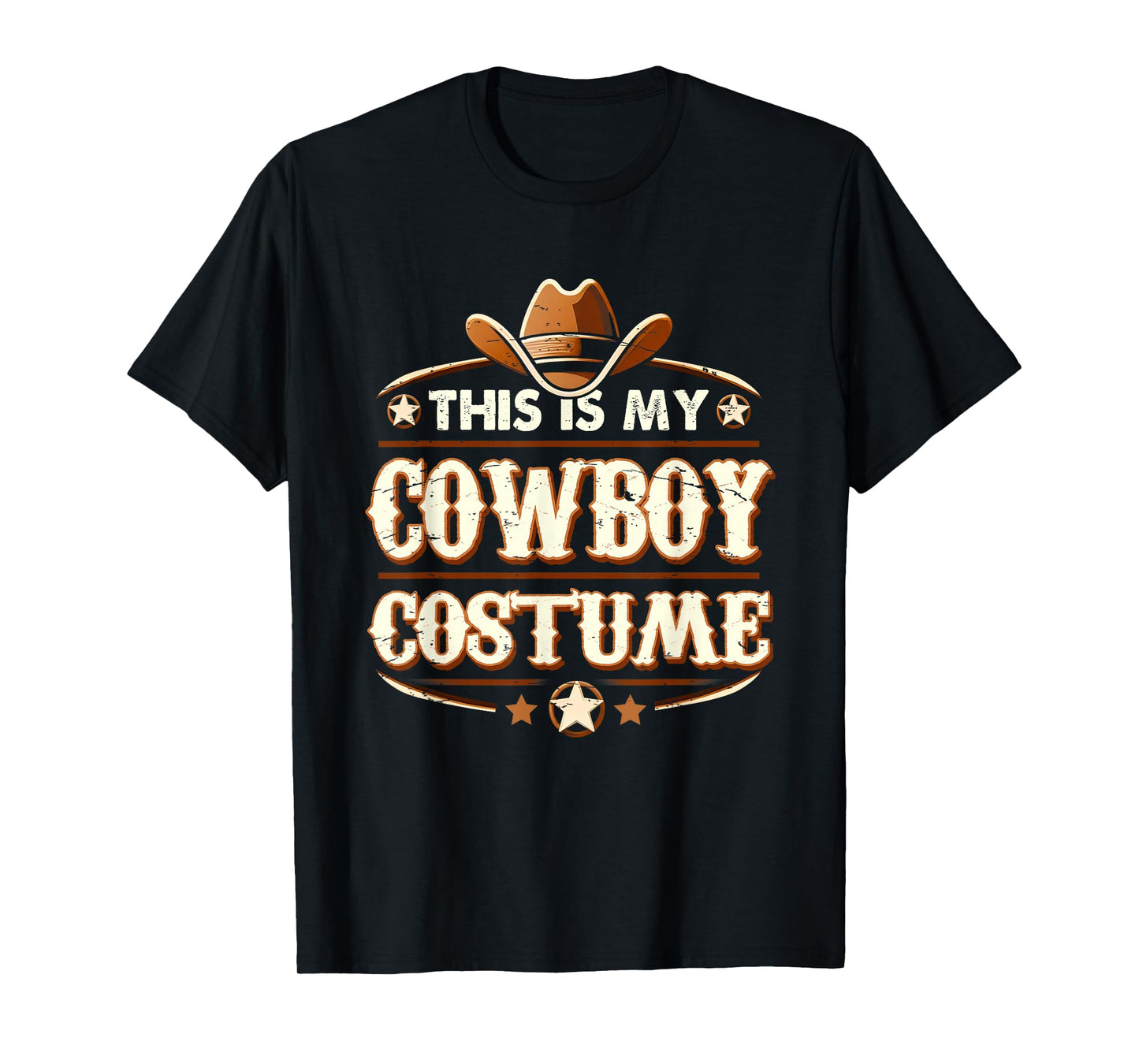 This Is My Cowboy Costume Country Western Rodeo Style Hat T-Shirt