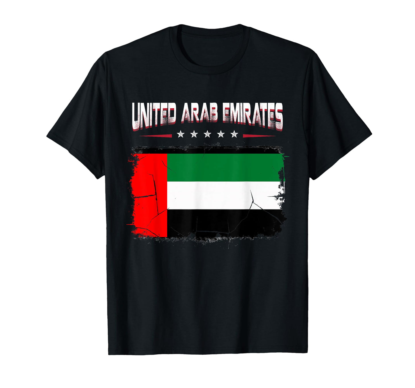 Patriotic Vintage Emirates Flag United Arab Emirates T-Shirt