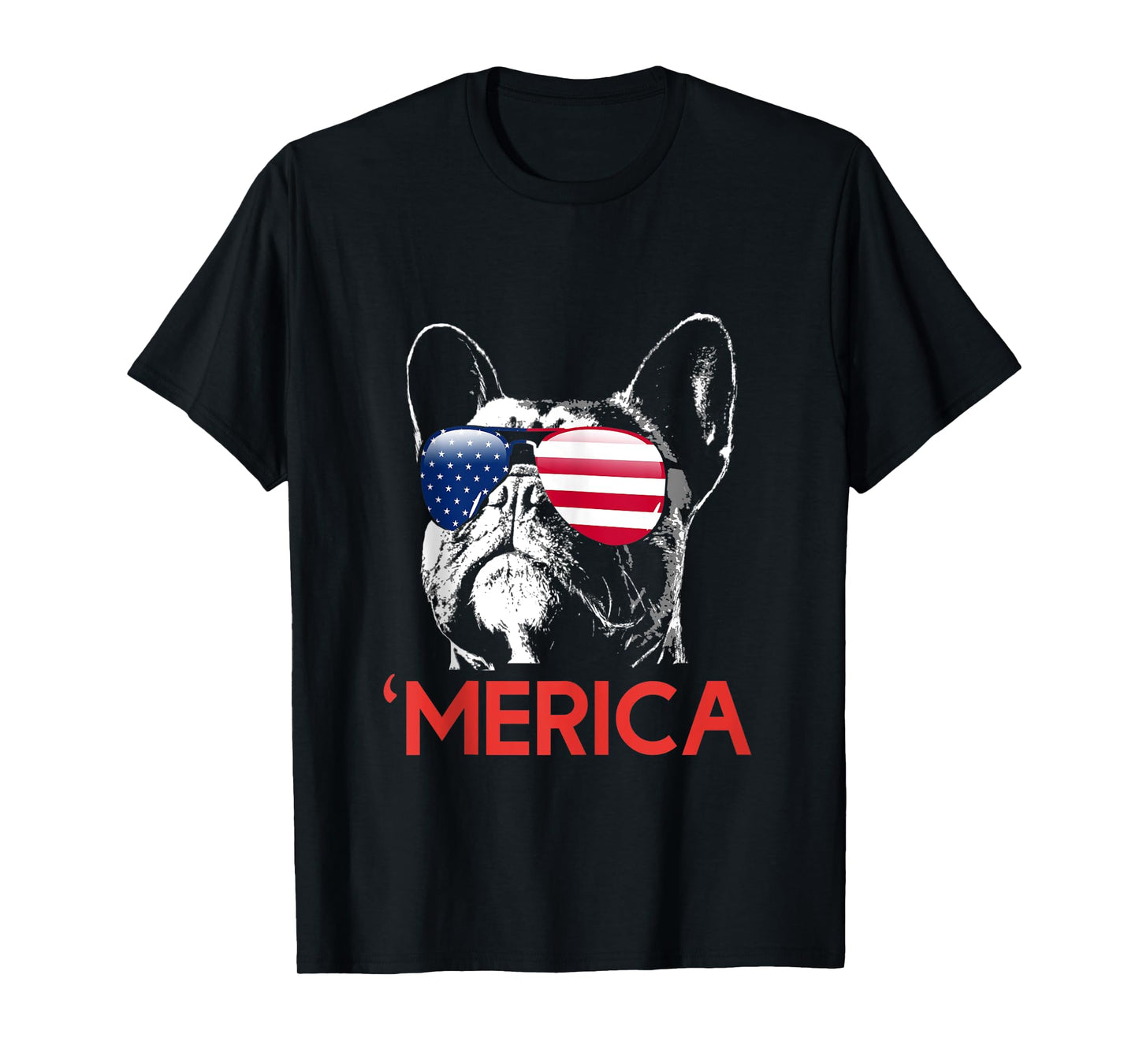 Merica French Bulldog American Flag 4th of July Frenchie Tank Top