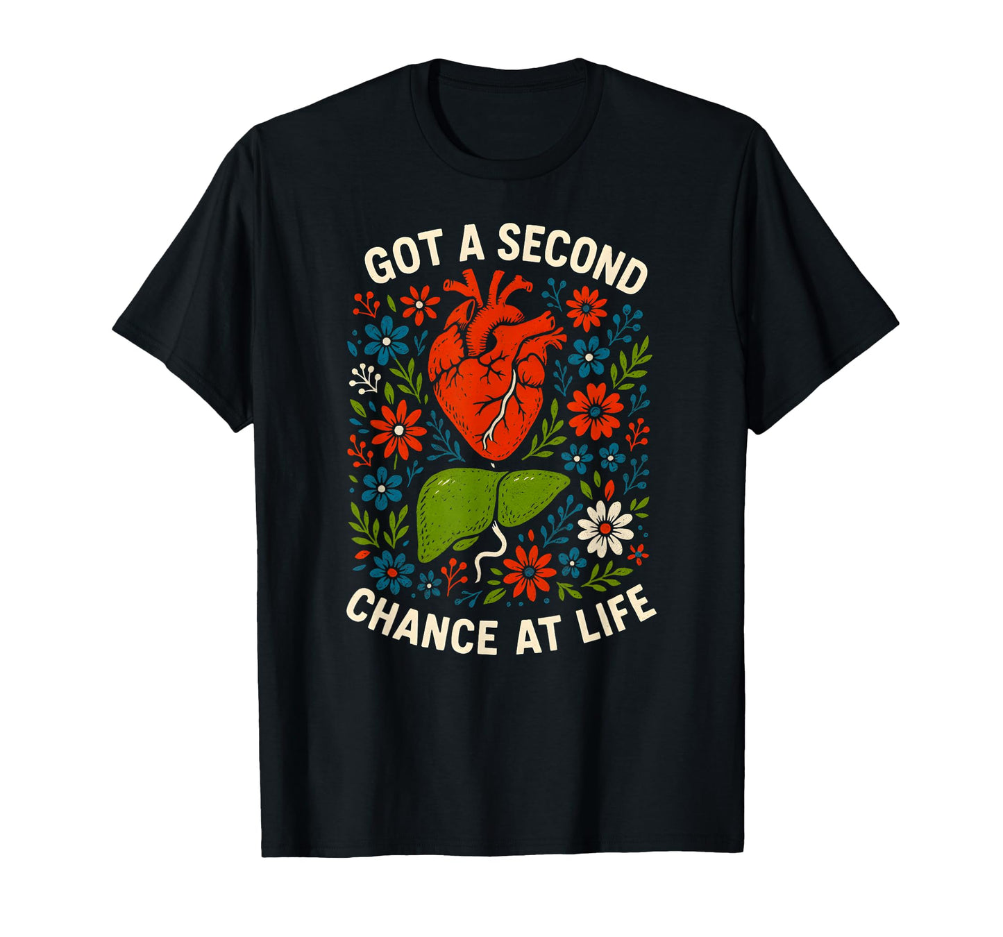 Liver Surgery Got A Second Chance at Life Cool Mens Recovery T-Shirt