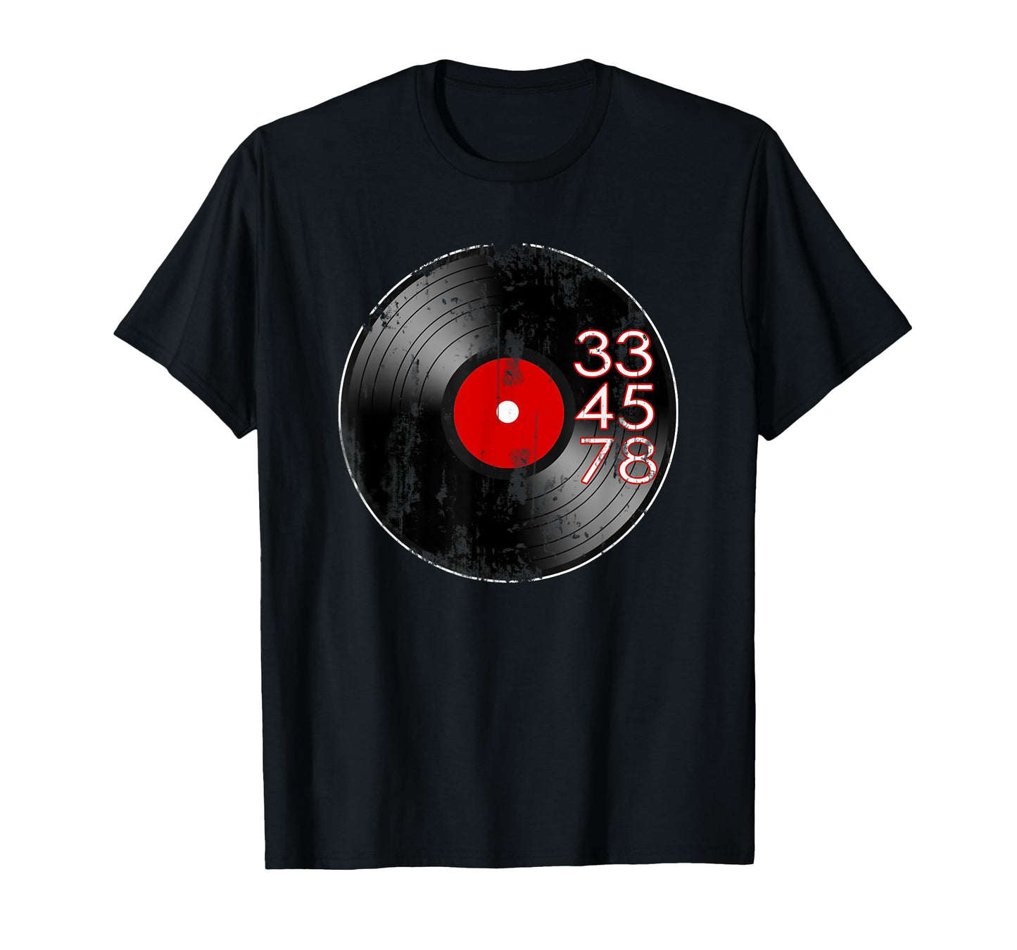 33 45 78 RPM for Record Collector Vinyl Lovers 80s Graphic T-Shirt