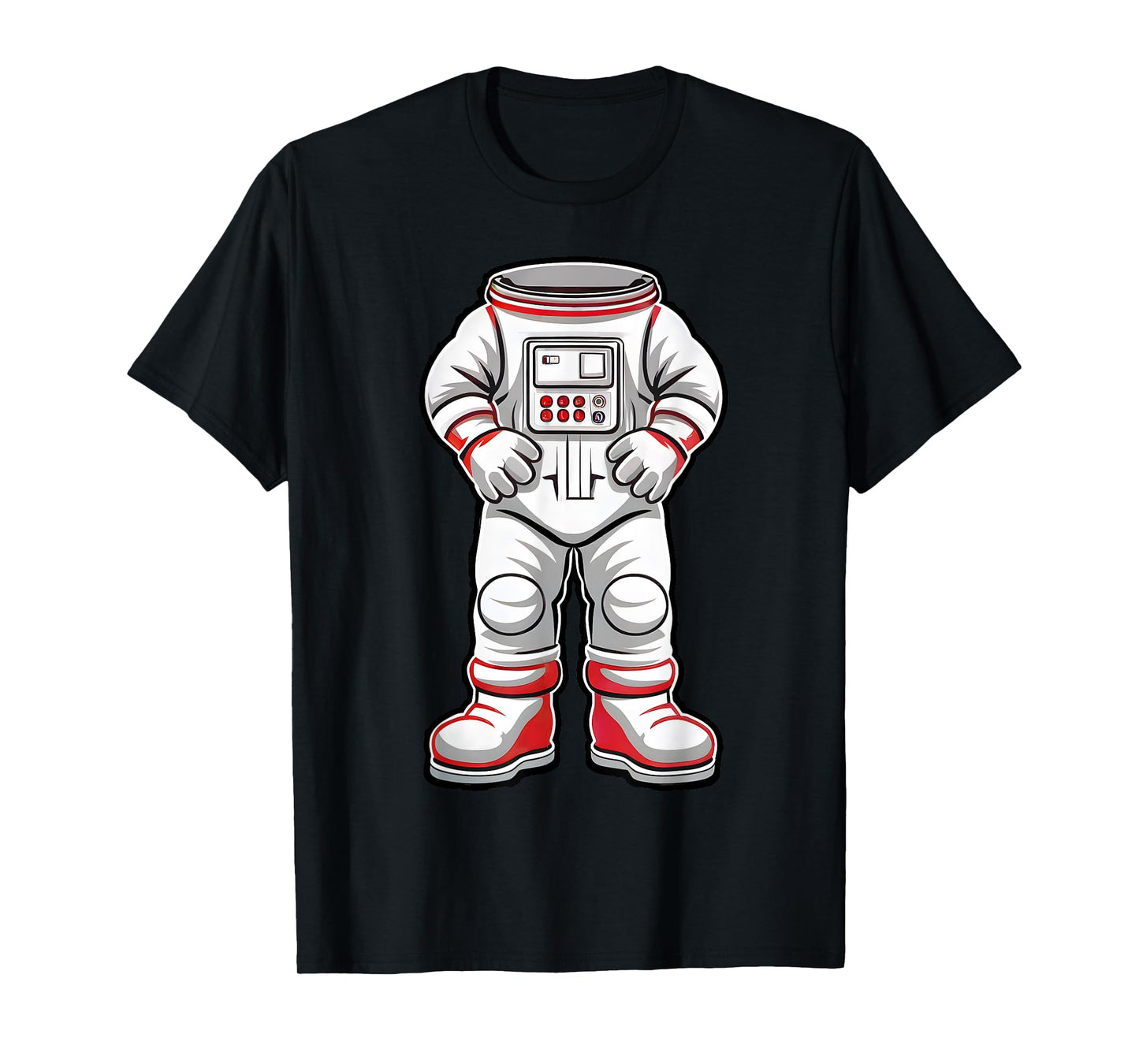 Astronaut Costume Cosplay Halloween Kids Birthday Space T-Shirt