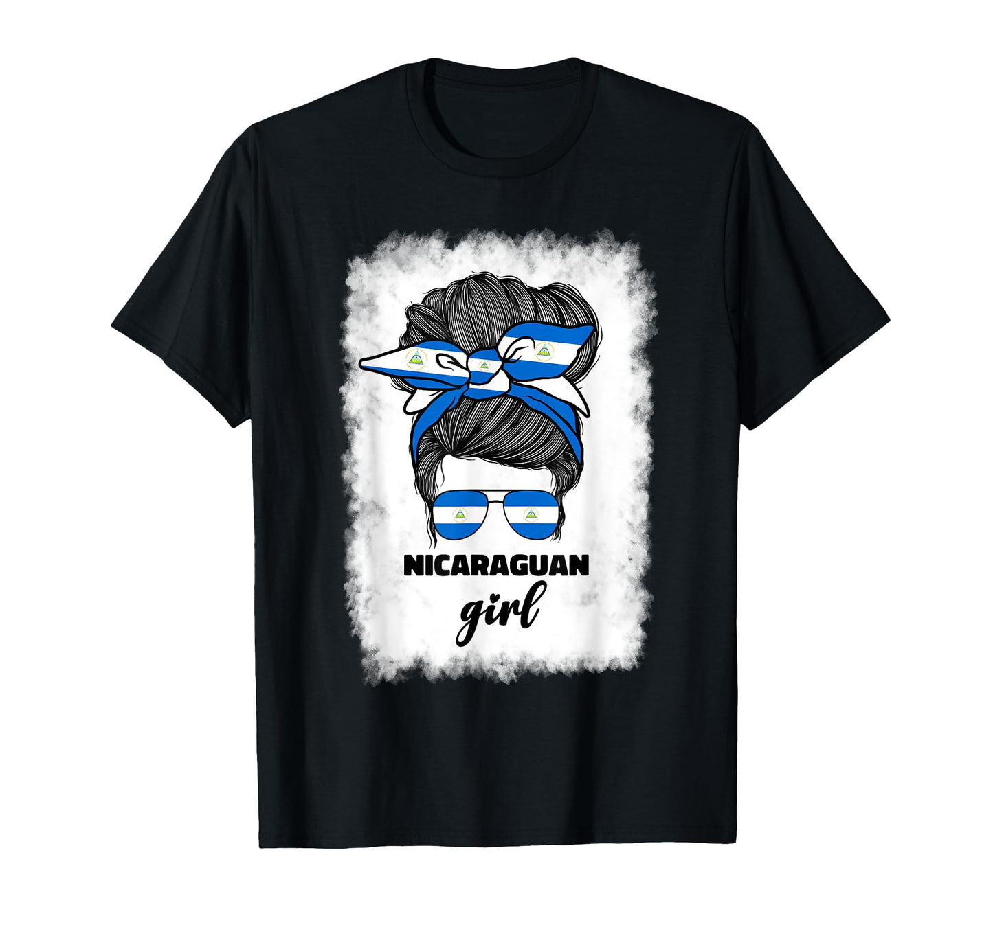 Nicaraguan Girl For Women Girls Nicaragua Flag Nicaraguense T-Shirt