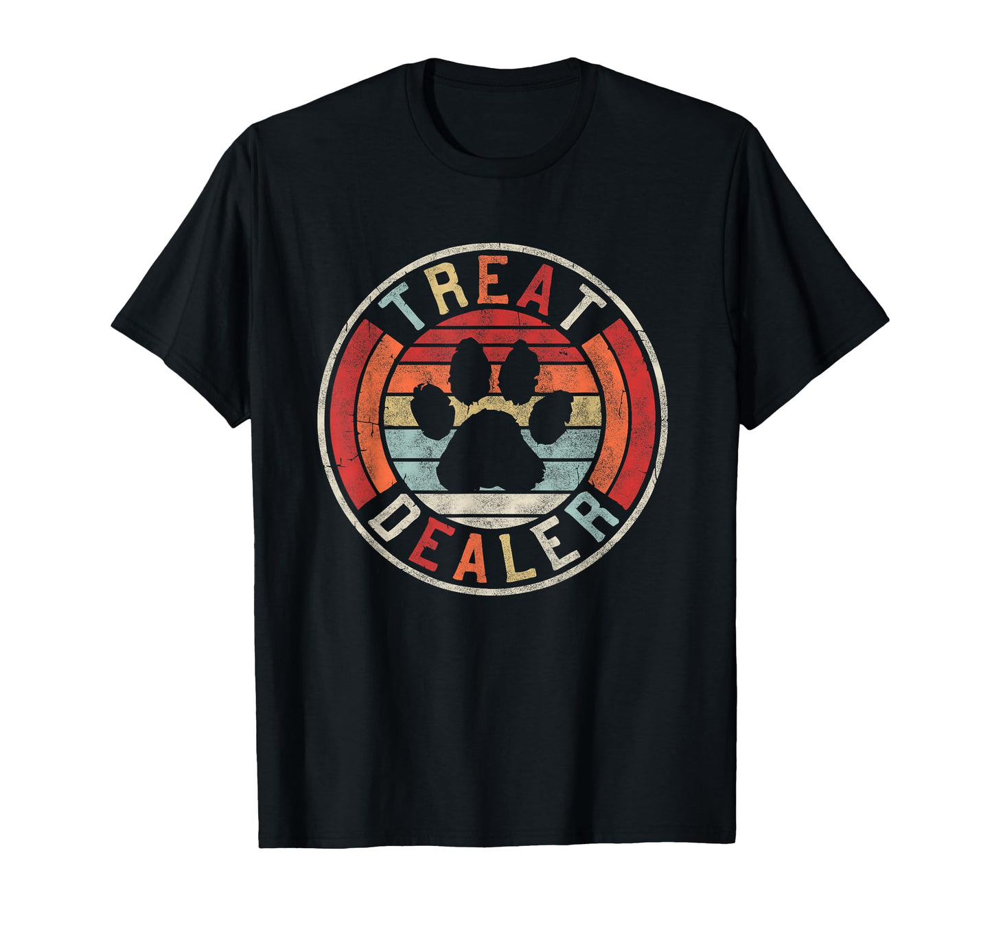 Treat Dealer Funny Dog Owner Humor Women Fur Mom Dog Lover T-Shirt