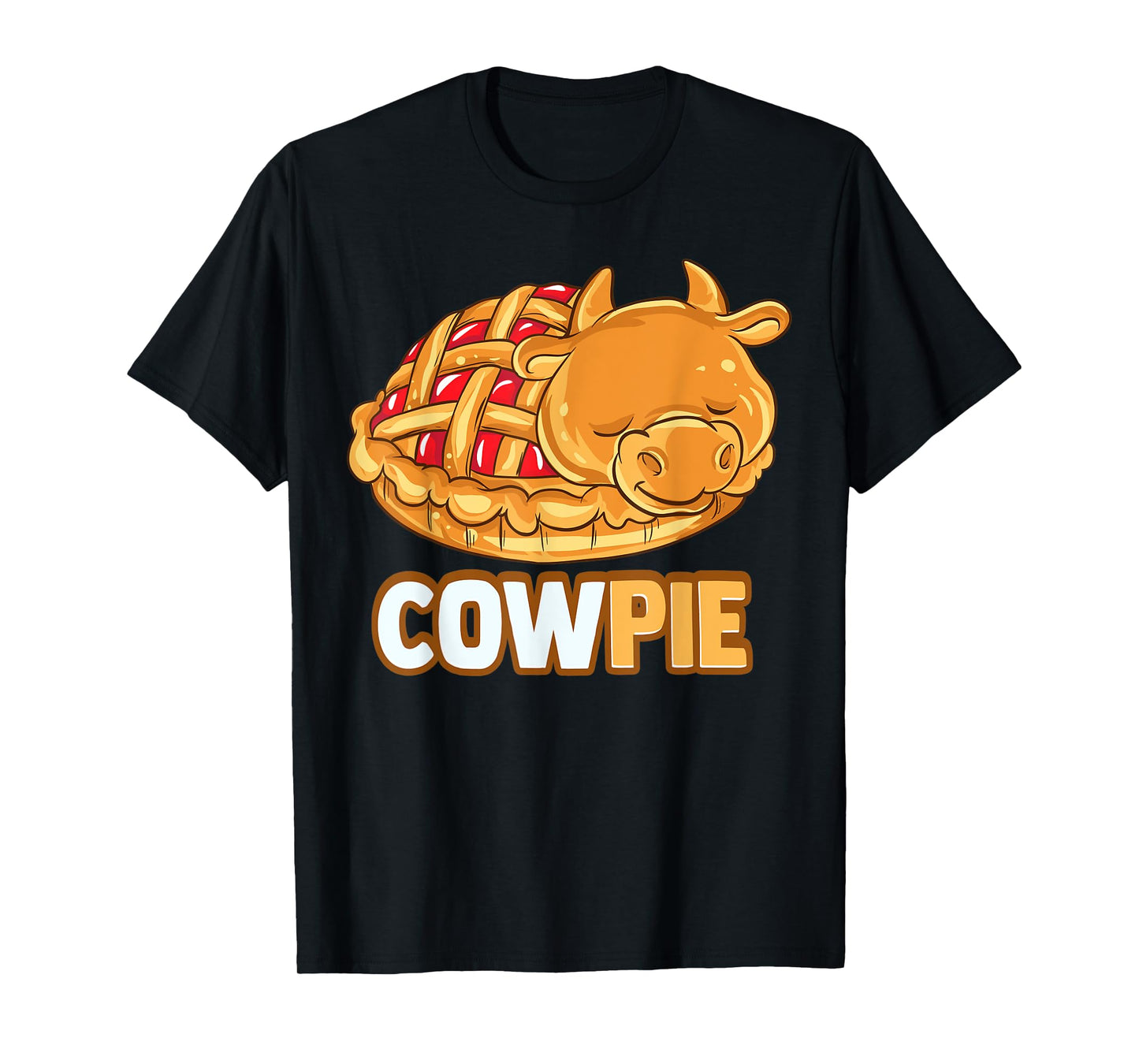 Funny Cowpie Food Tee Crufty Food Lover Cow Animal Cattle T-Shirt