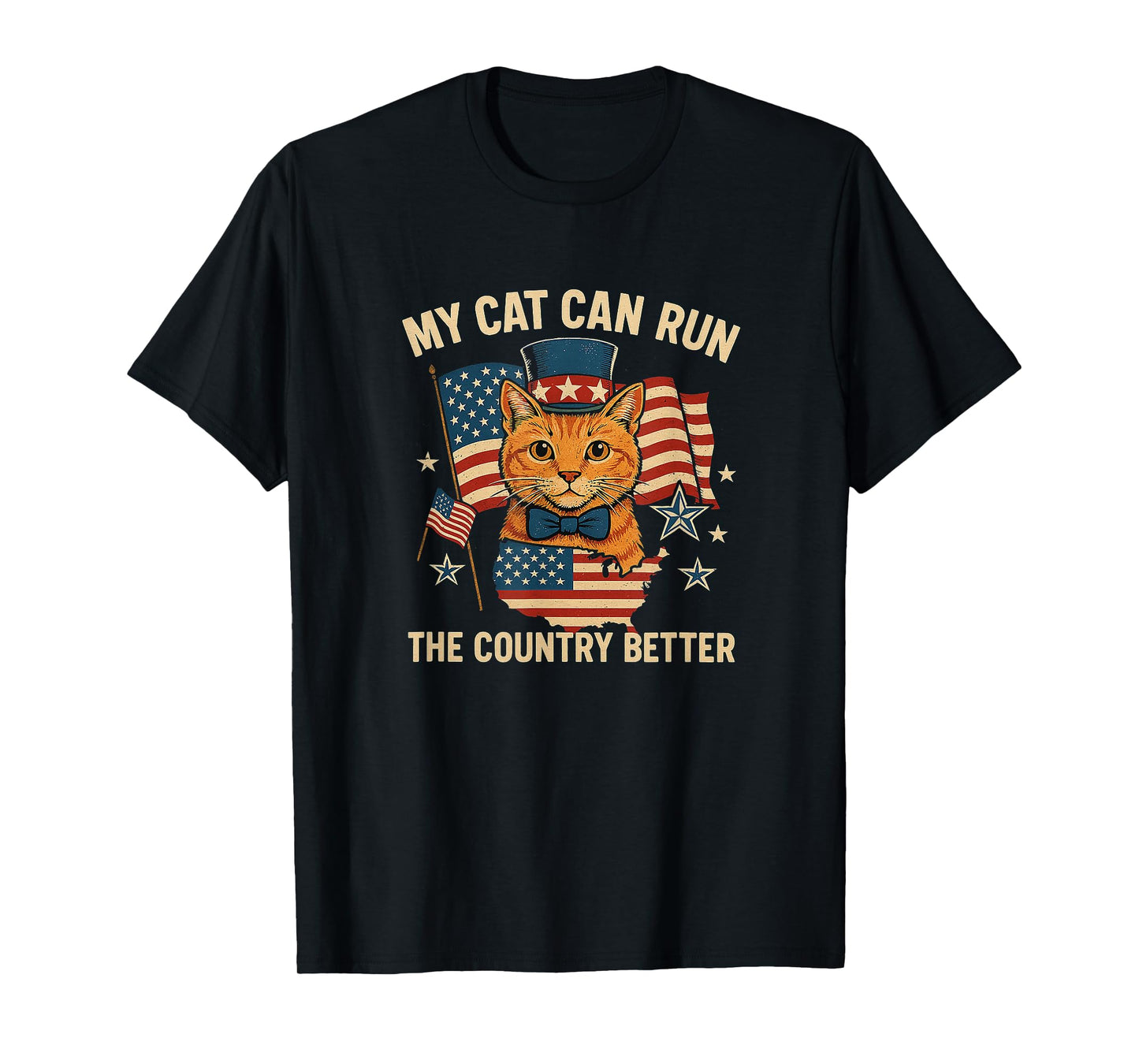 Anti Trump Cat Lover My Cat Can Run The Country Better T-Shirt