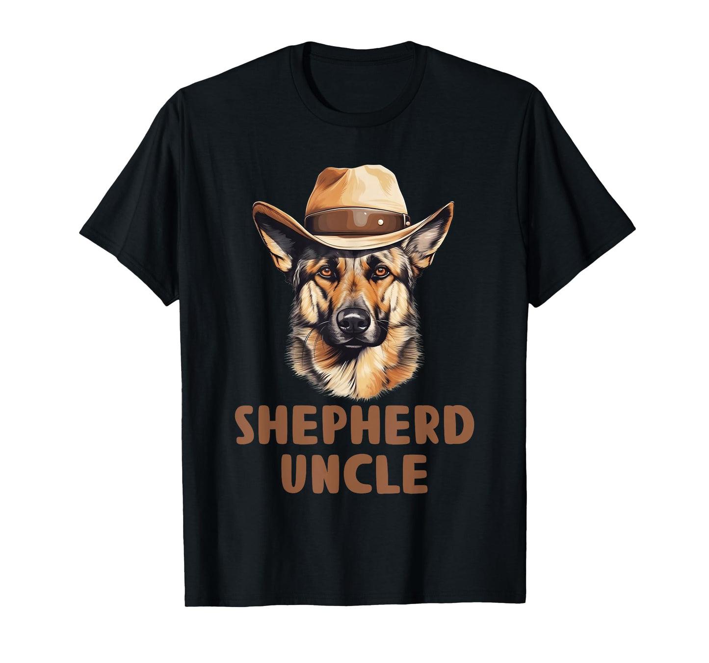 Cute German Shepherd Uncle Dog Lover Gift Funny Shephisd T-Shirt
