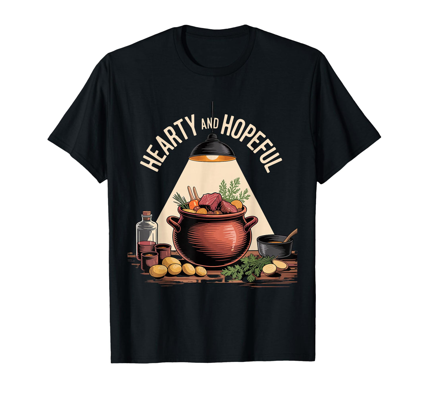 Hearty and Hopeful Kitchen Design T-Shirt