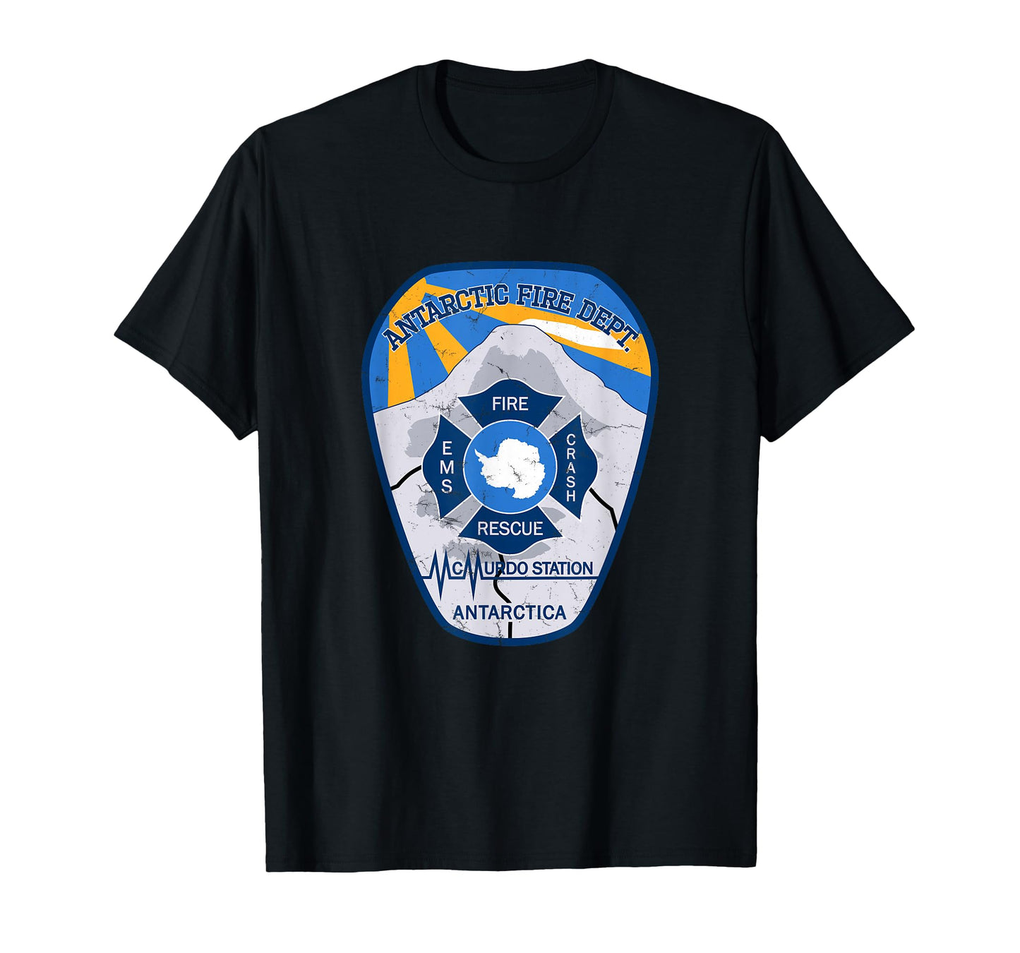 Antarctic Fire Department Patch T-Shirt