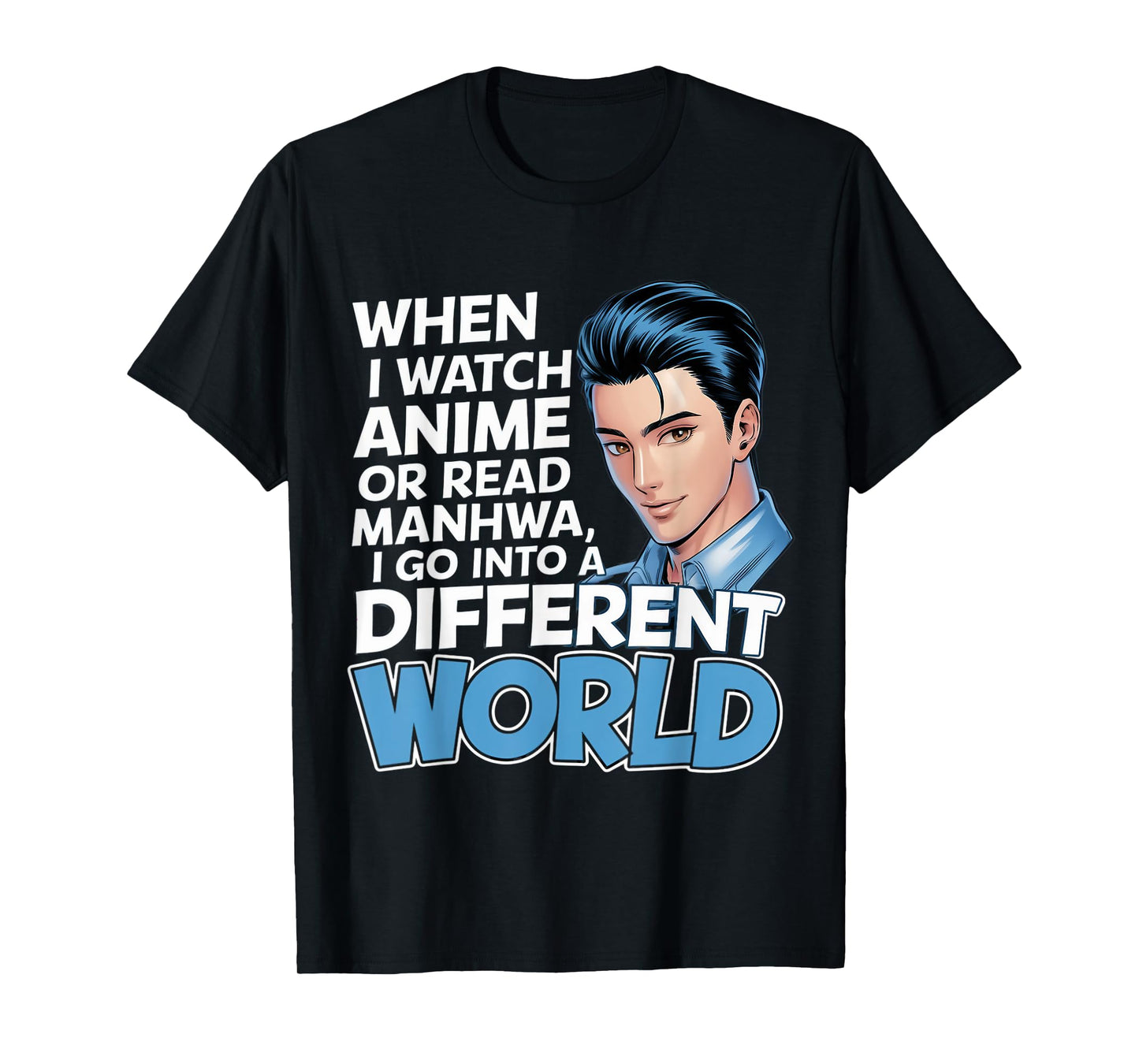 Anime Read Manhwa Otaku Manga Reader Manhwa Kawaii Anime T-Shirt