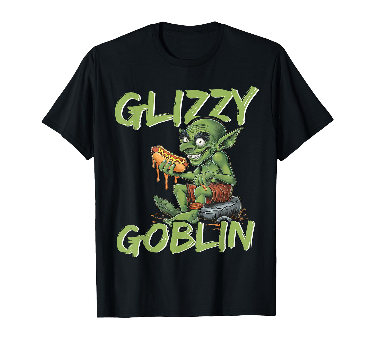 Glizzy Goblin Funny Glizzy Gobbler Hot Dog Lover T-Shirt