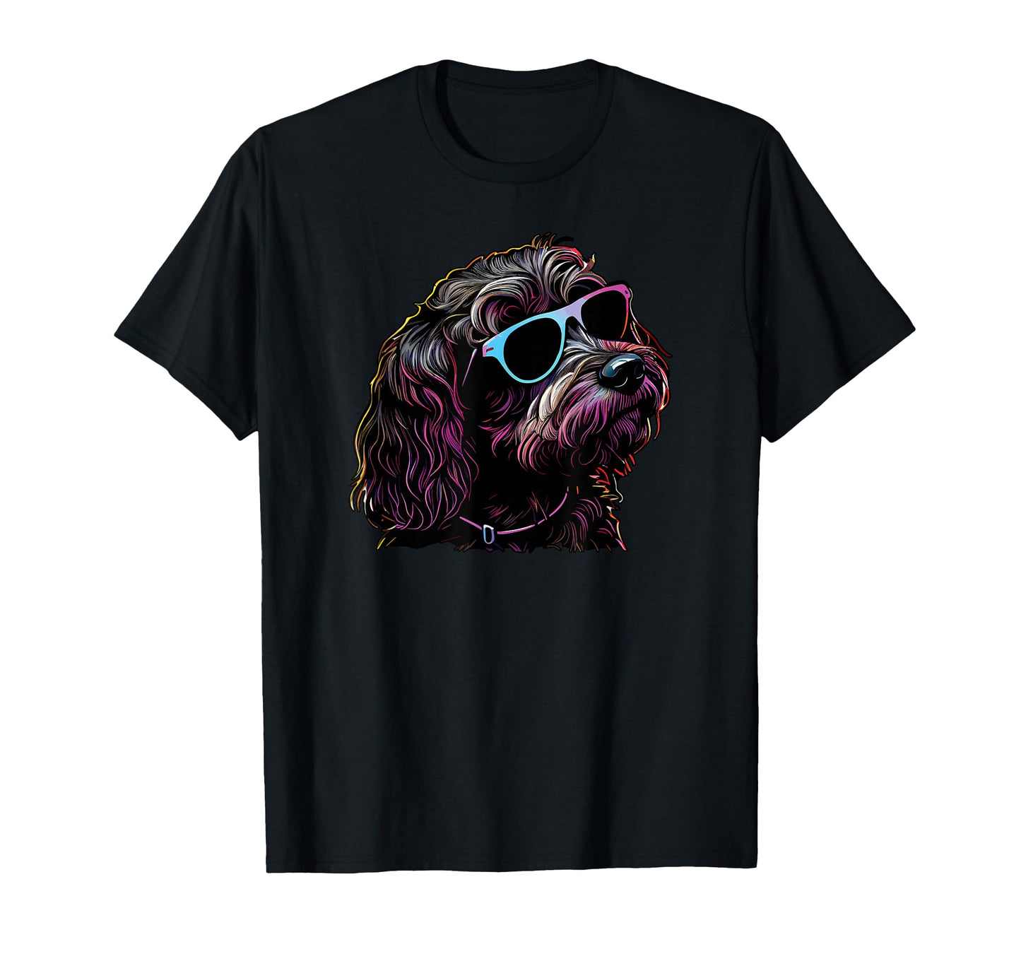 Dad Mom Cool Dog Sunglasses - Cockapoo T-Shirt