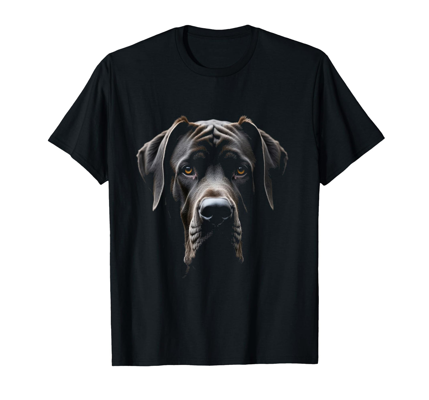 Black Cane Corso Dog Cane Corso Face T-Shirt