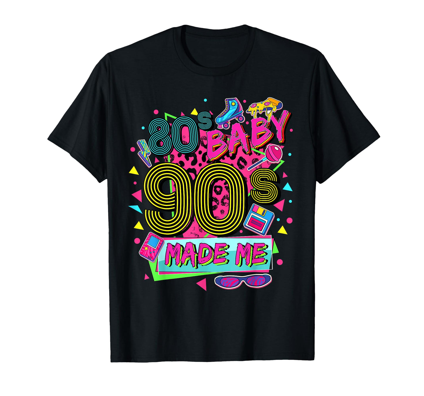 Vintage 1980s 80s Baby 1990s 90's Made Me Retro Nostalgia T-Shirt
