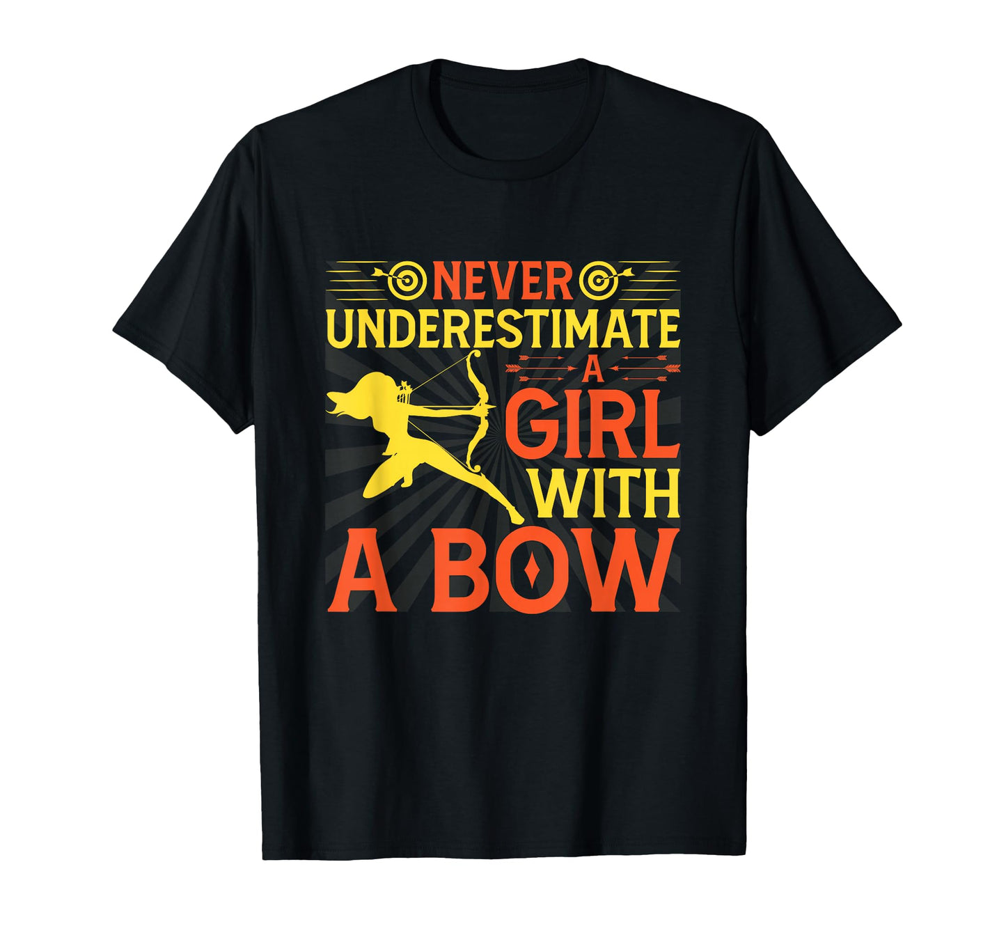 Funny Archery Design For Girls Women Bowhunter Archery Fans T-Shirt