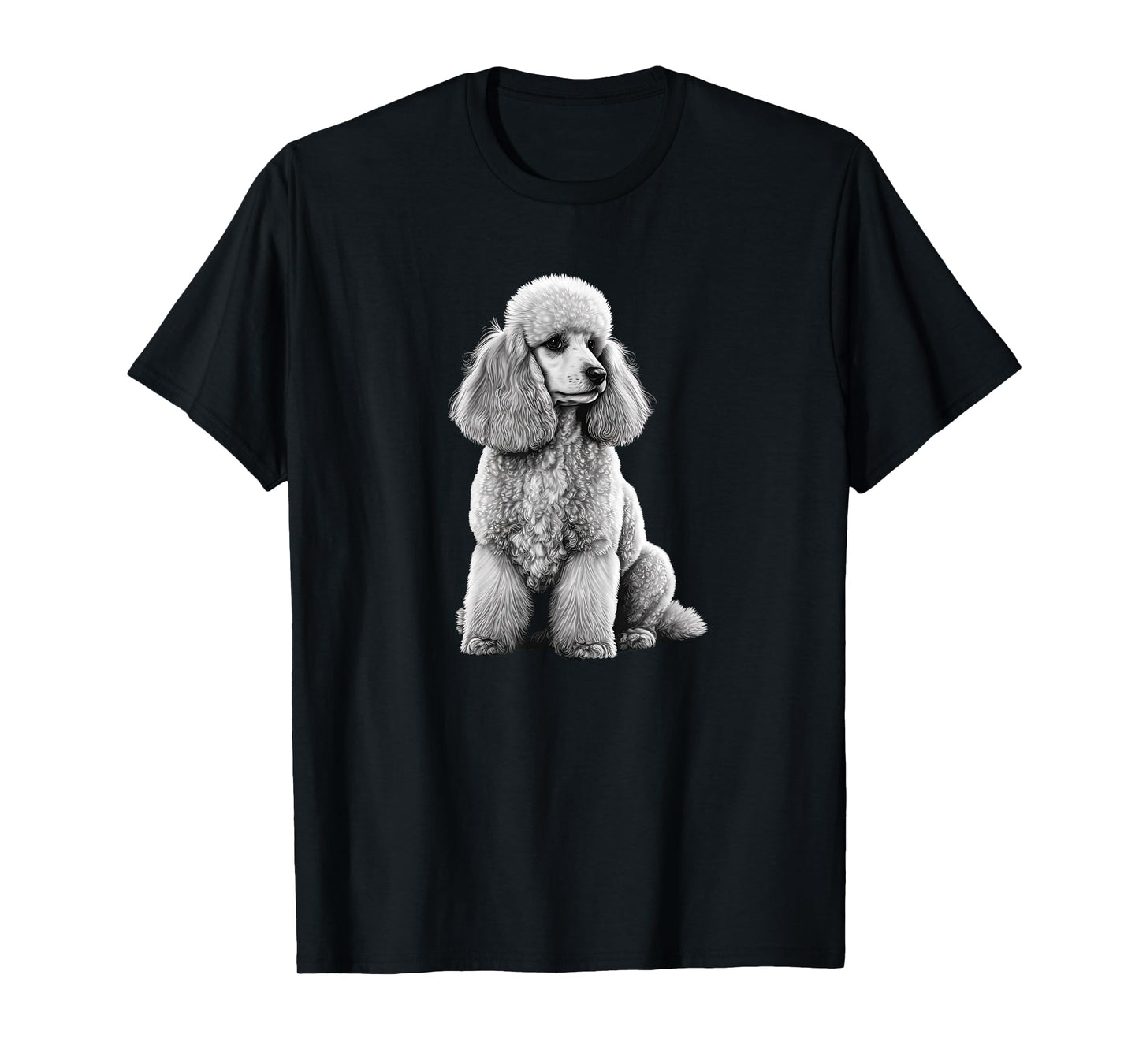 Funny Poodle Dog Miniature Poodle Toy Poodle T-Shirt for Men Women Kids