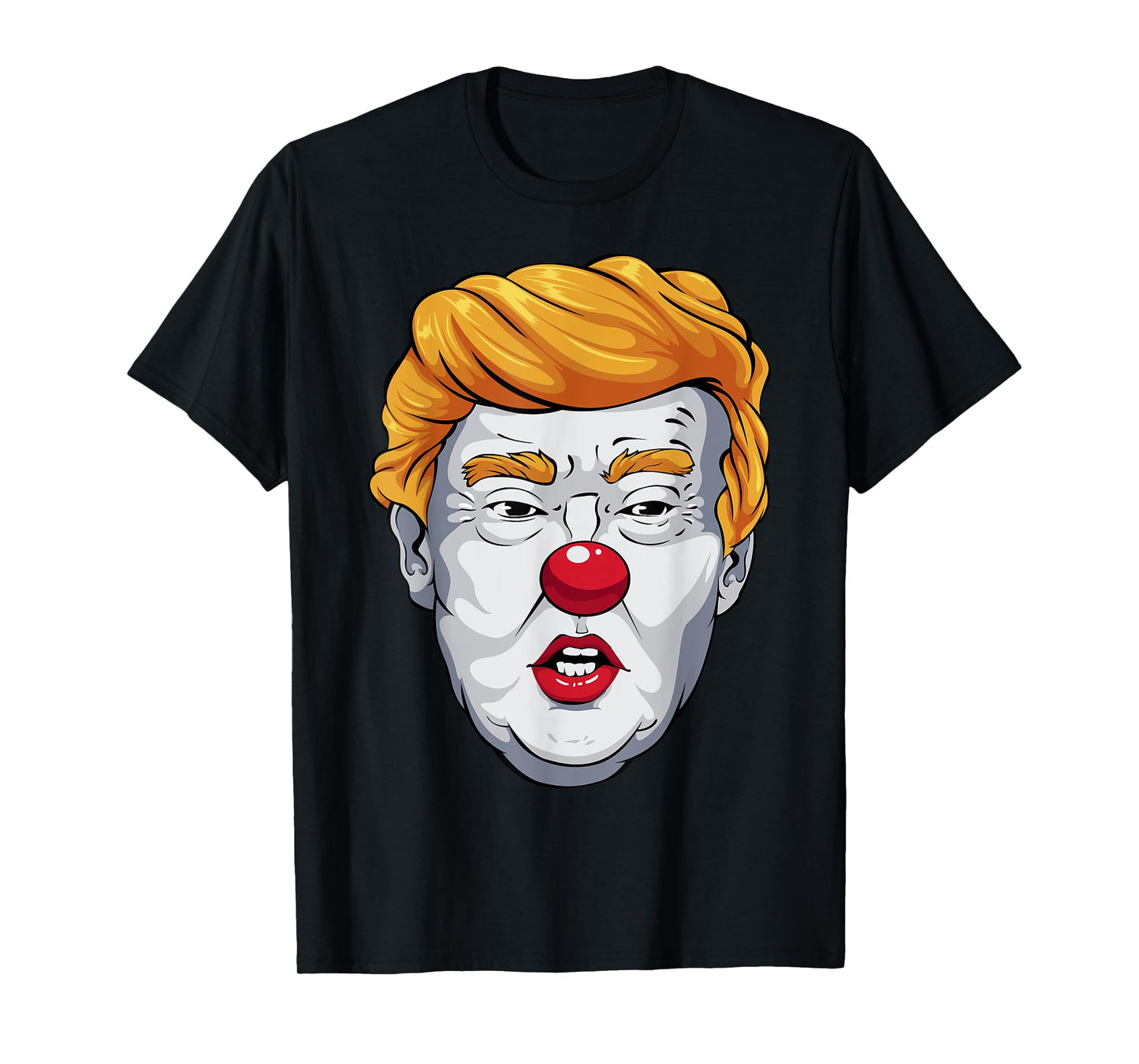 Funny Anti Trump Clown 2024 Election Halloween Costume T-Shirt