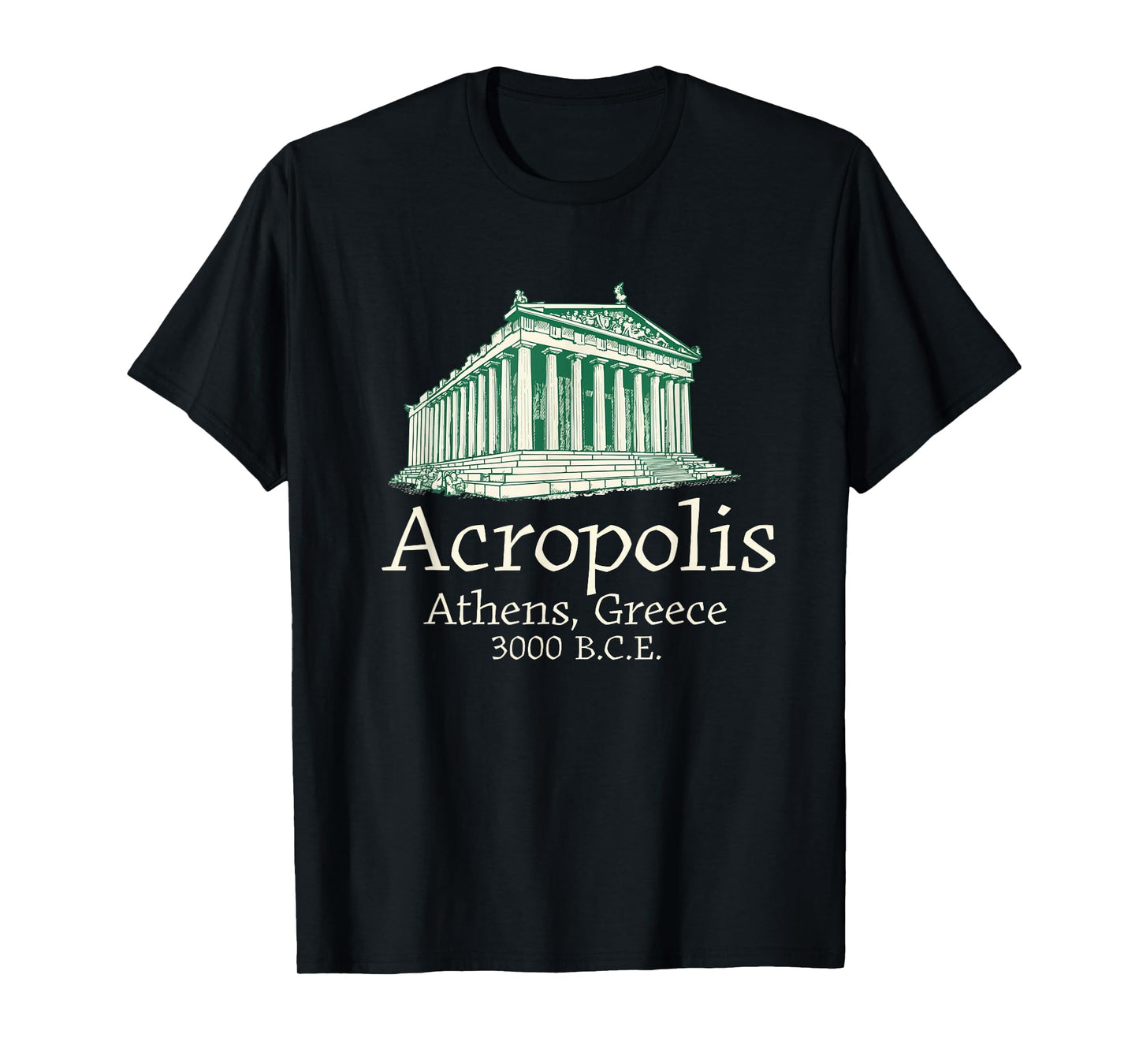 Acropolis Souvenir Athens Greece Greek Parthenon T-Shirt