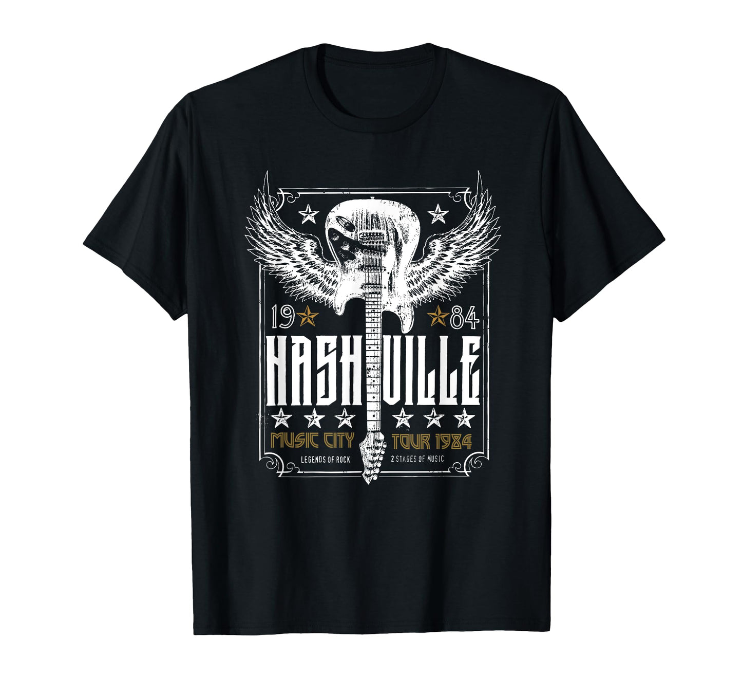 Nashville Tennessee Country Music City Guitar Concert Gifts T-Shirt
