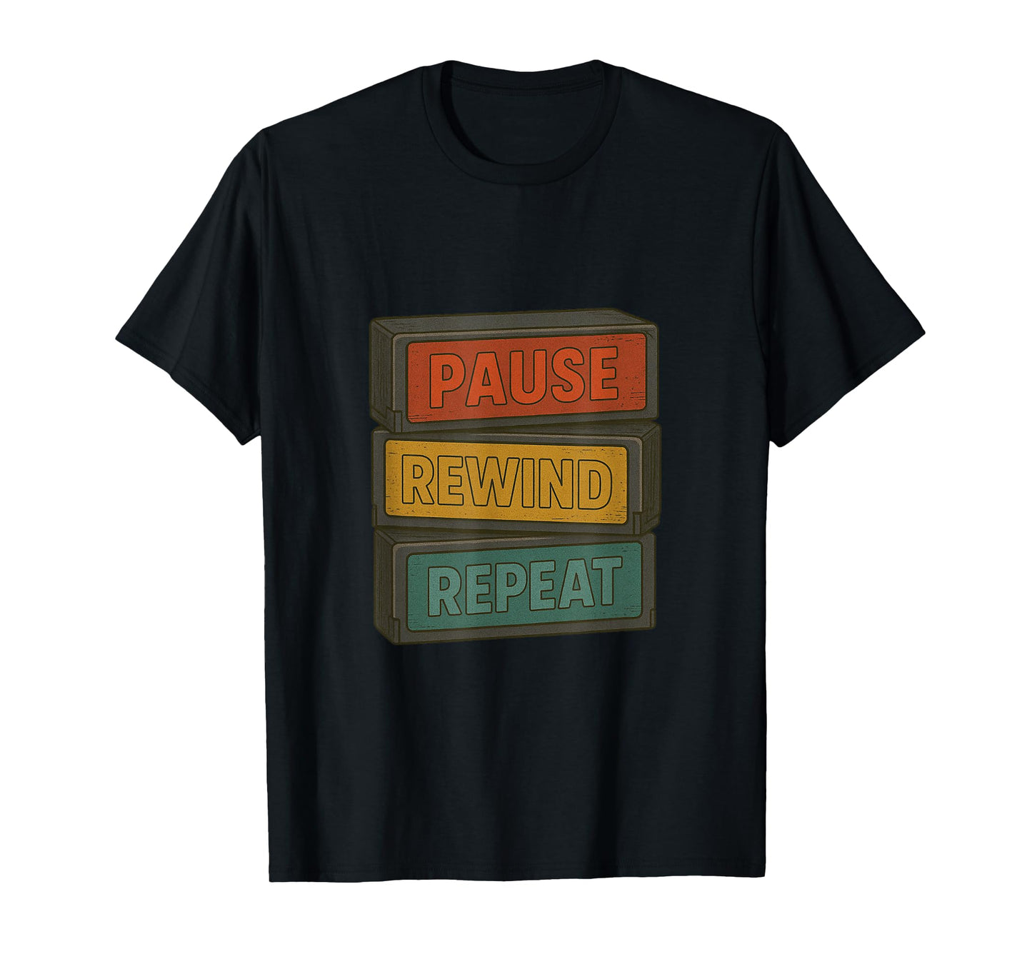VHS Cassette Tape 80s 90s Pop Culture Humor T-Shirt