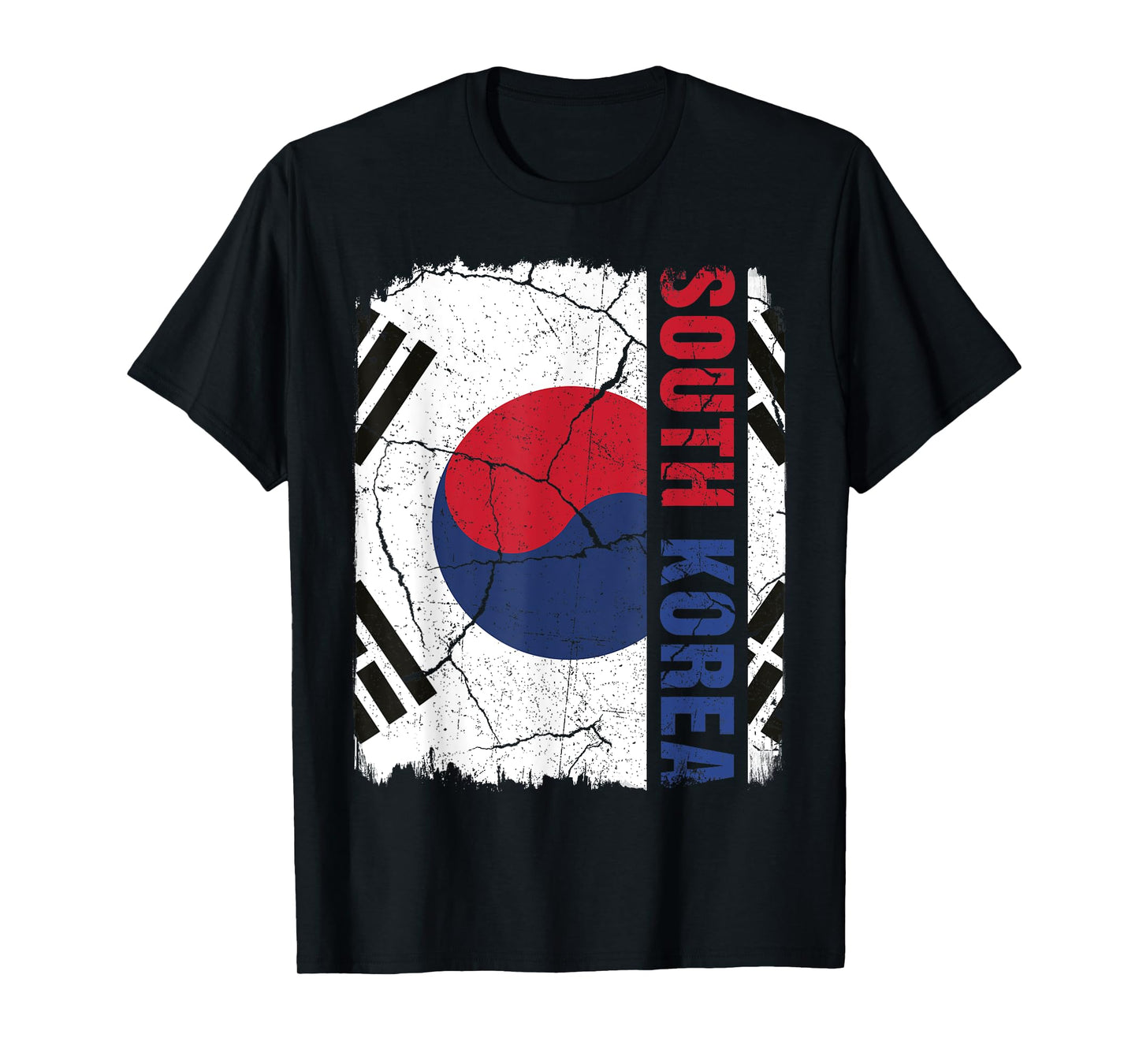 Vintage South Korean Flag South Korea Pride Roots Heritage T-Shirt