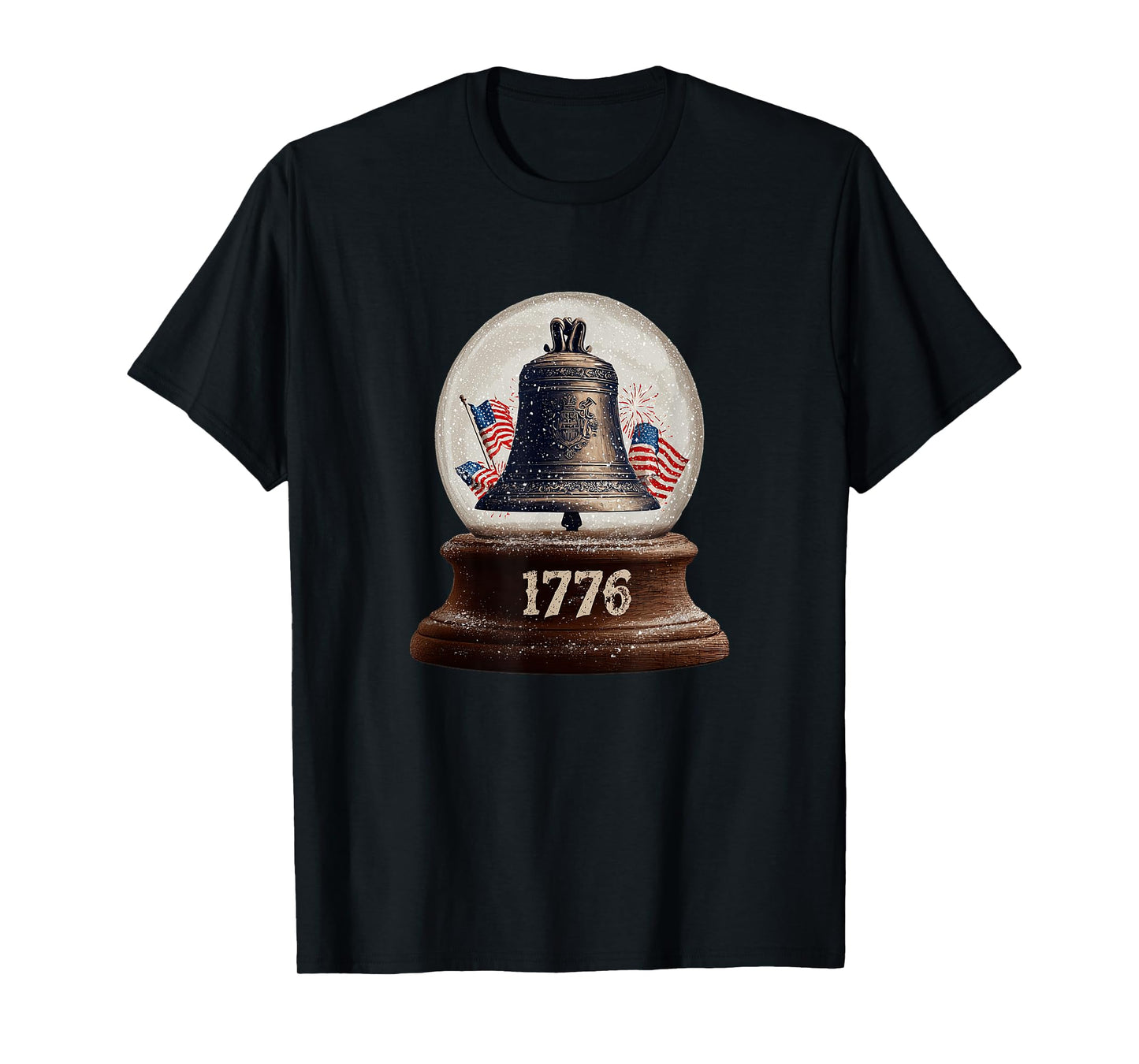 US Colors and Snow Globe Look T-Shirt
