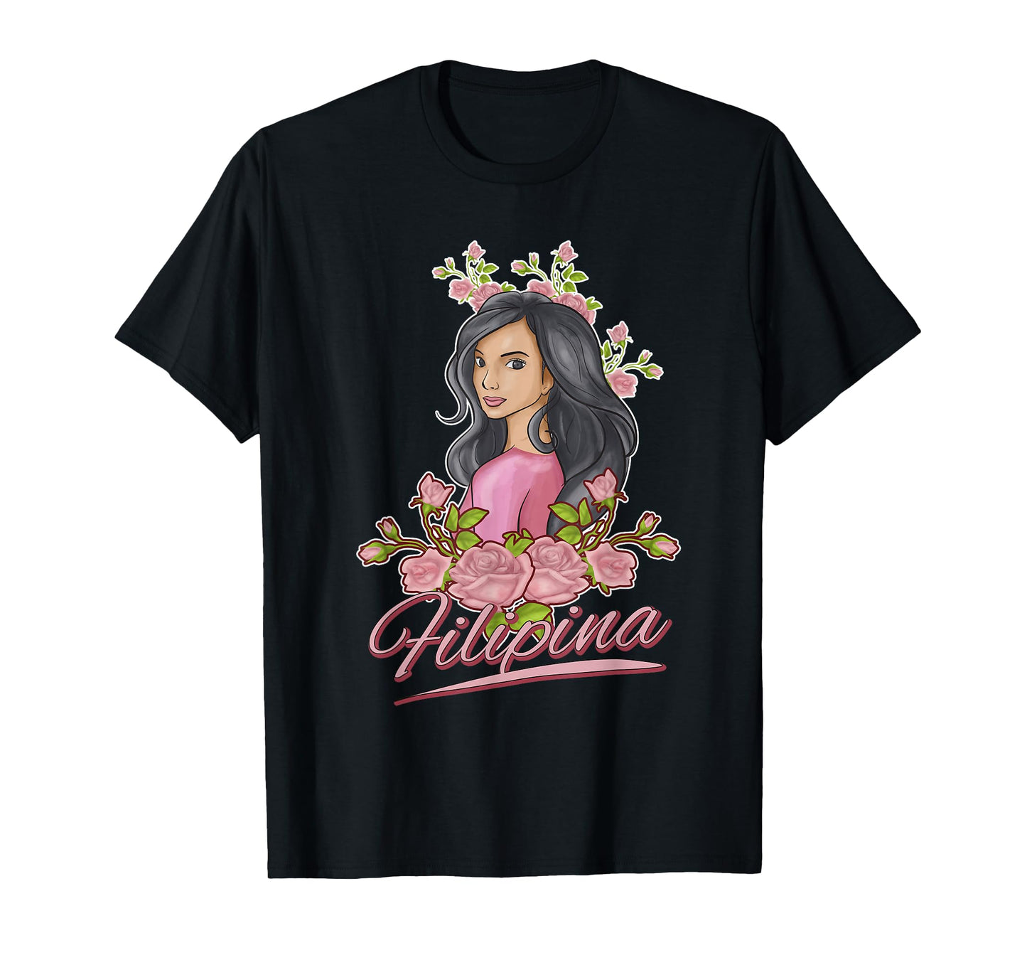 Philippines Filipina Flowers Filipino Girls T-Shirt