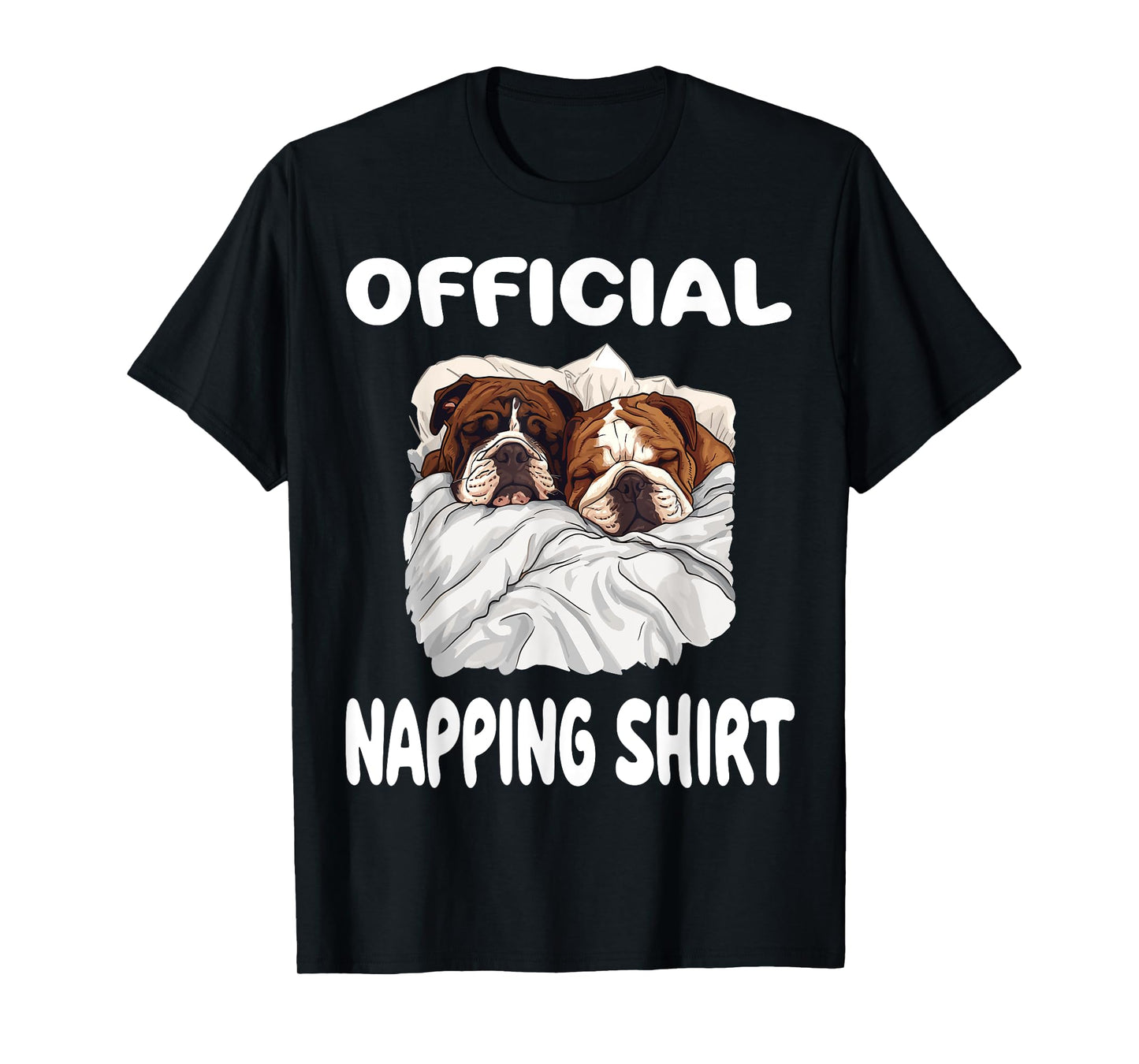 English Bulldog dog Official Sleepshirt Pajamas Nightgown T-Shirt for Men Women Kids