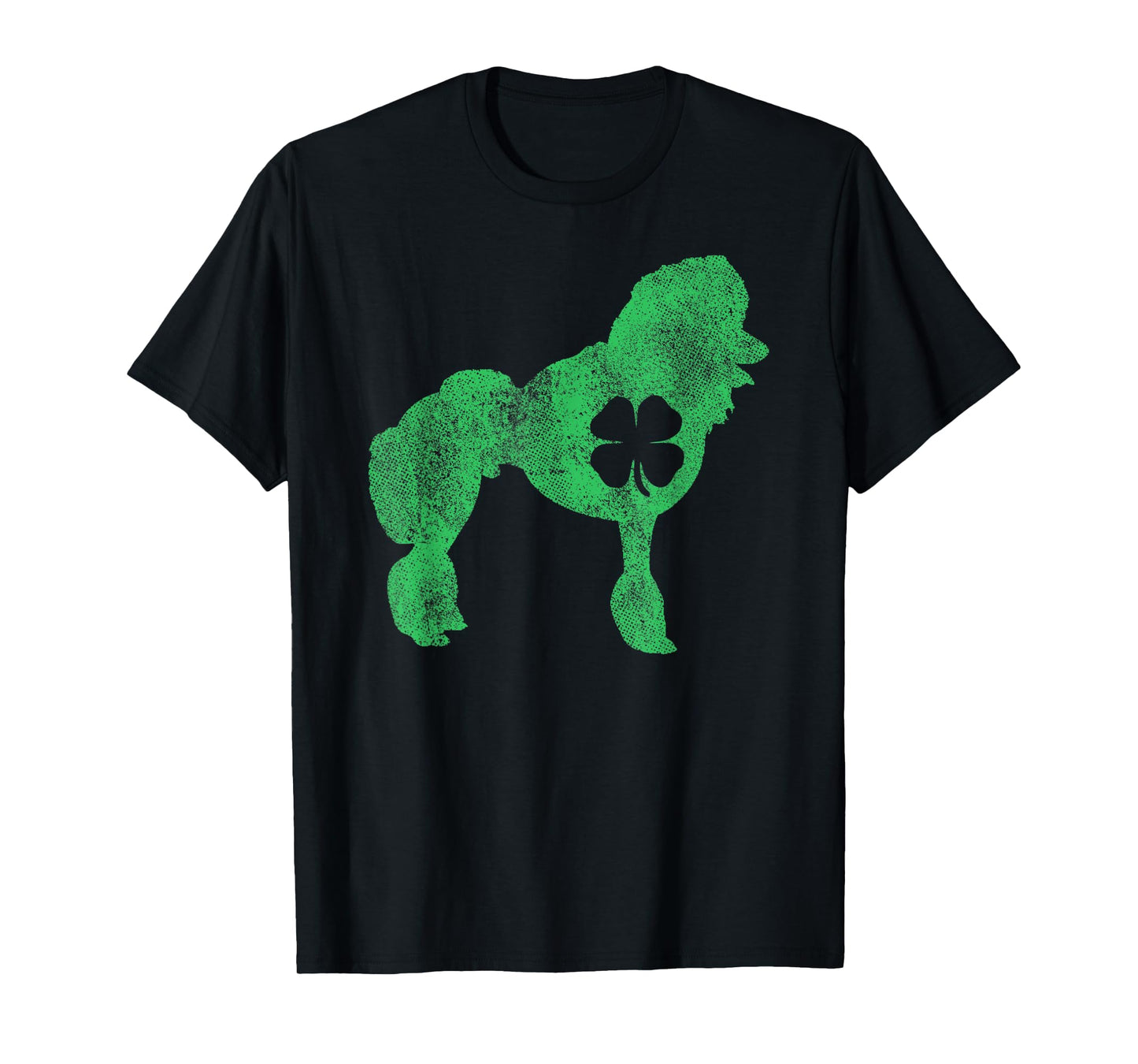 Poodle Dog Irish Shamrock St. Patrick's Day Saint Paddy's T-Shirt for Men Women Kids