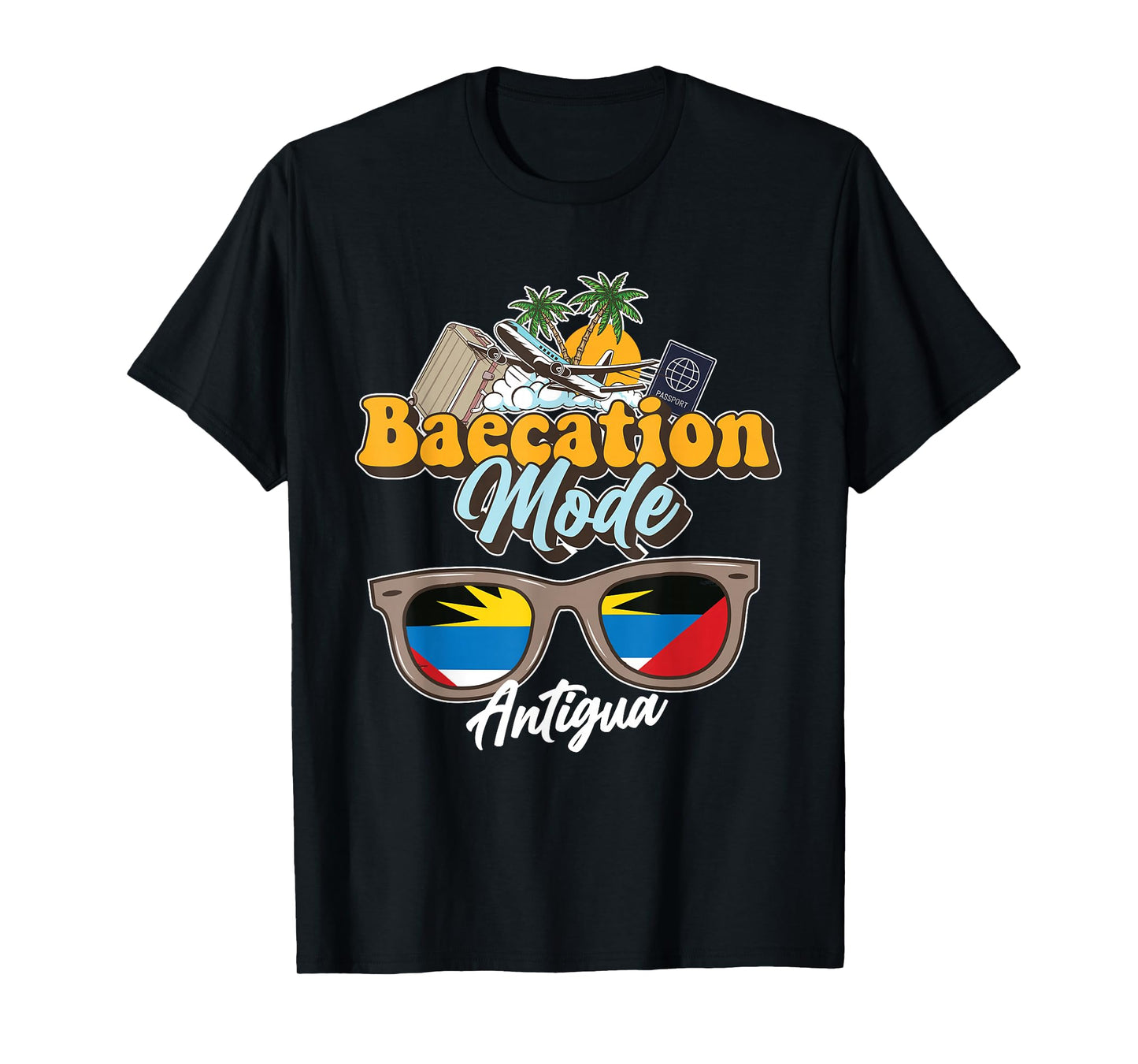 Baecation Antigua Bound Couple Travel Goal Vacation Trip T-Shirt