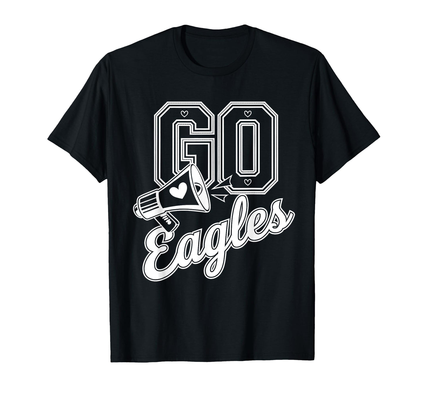 Go Cheer Eagles Design Gift for Men Women Girls Boys Kids T-Shirt