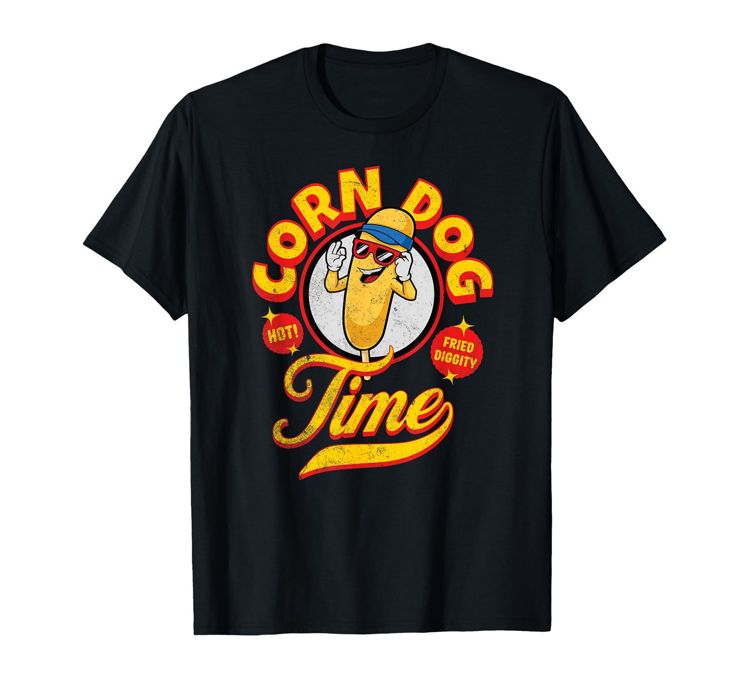 Corn Dog Carnival Food Fried Corndog Lover Men Women Girls Kids T-Shirt
