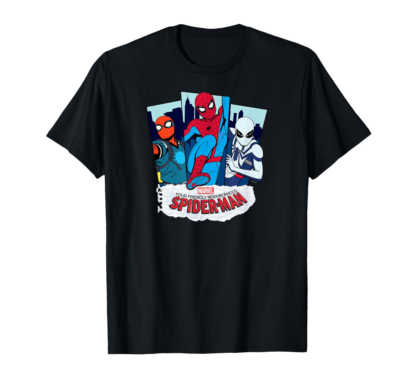 Your Friendly Neighborhood Spider-Man - Suit Panels T-Shirt