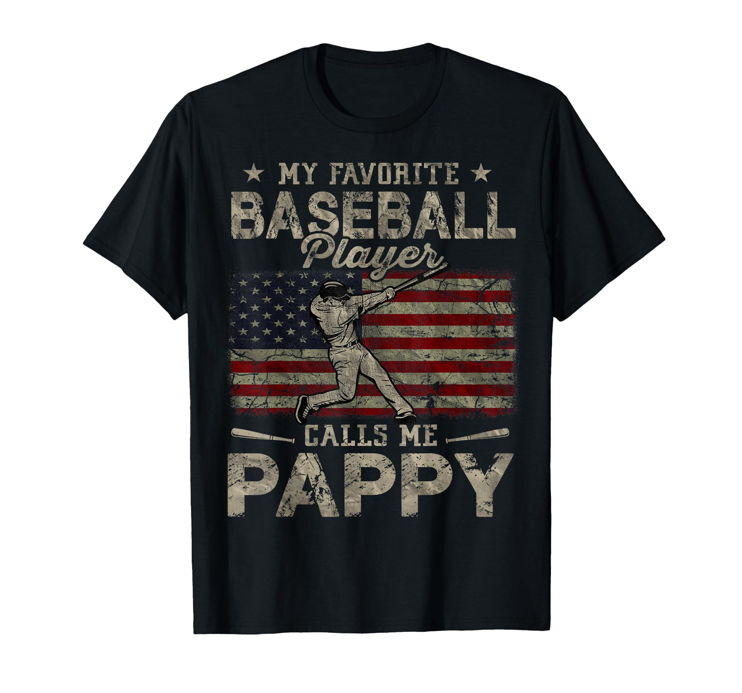 My Favorite Baseball Player Calls Me Pappy Father's Day T-Shirt