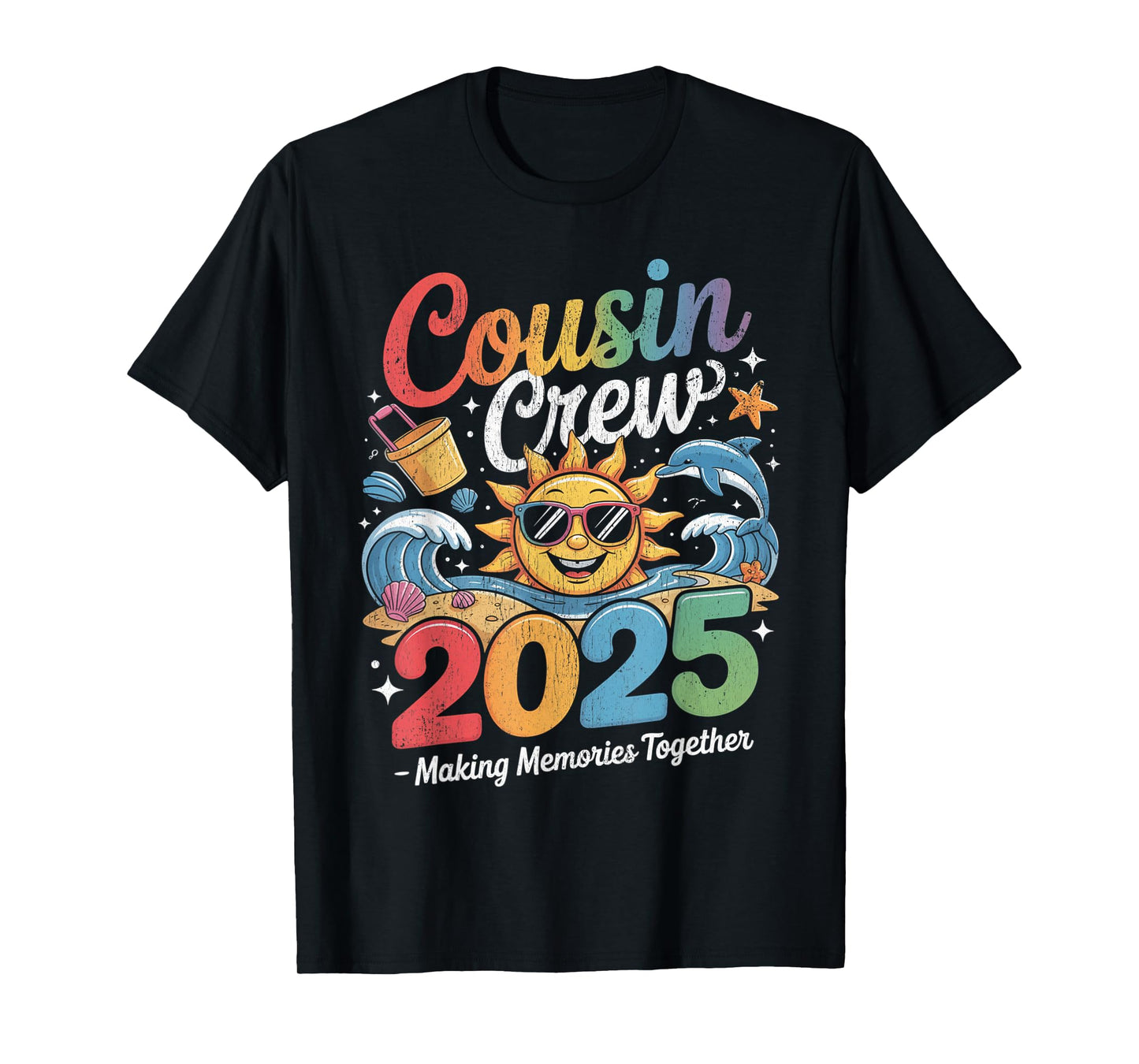 Cousin Crew 2025 Pajamas Kids Girls Toddler Matching T-Shirt