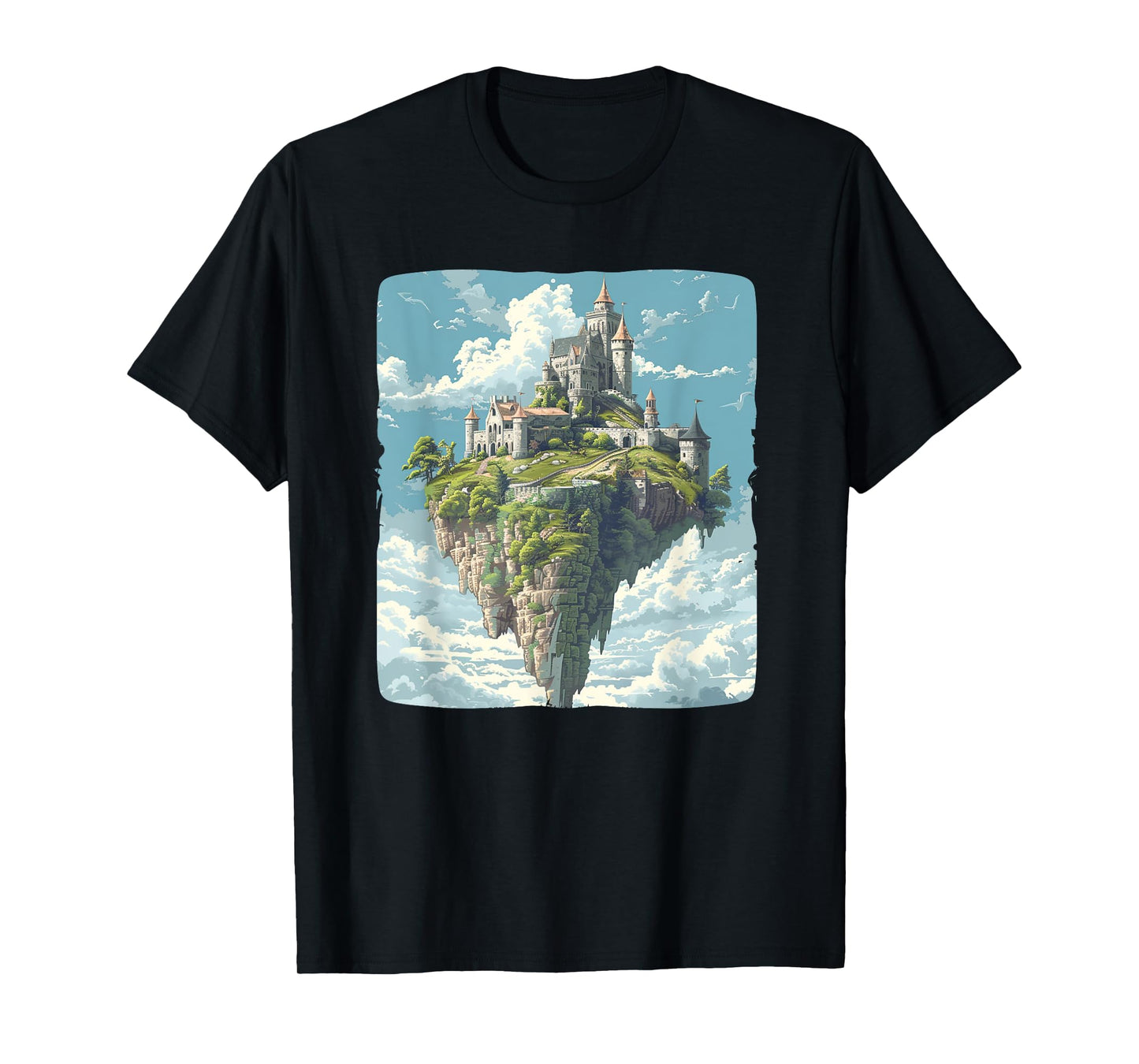 Awesome Castle in the Sky Costume for Boys and Girls T-Shirt