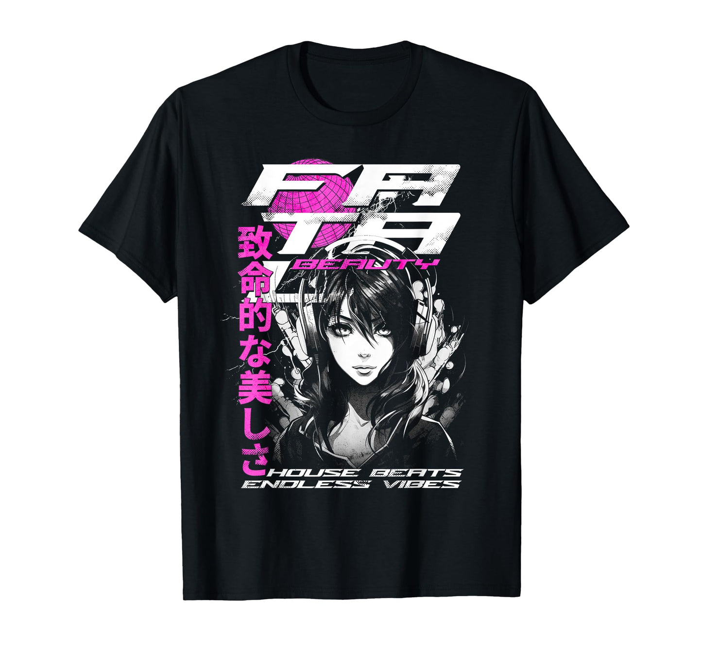 House Music Manga Anime T-Shirt