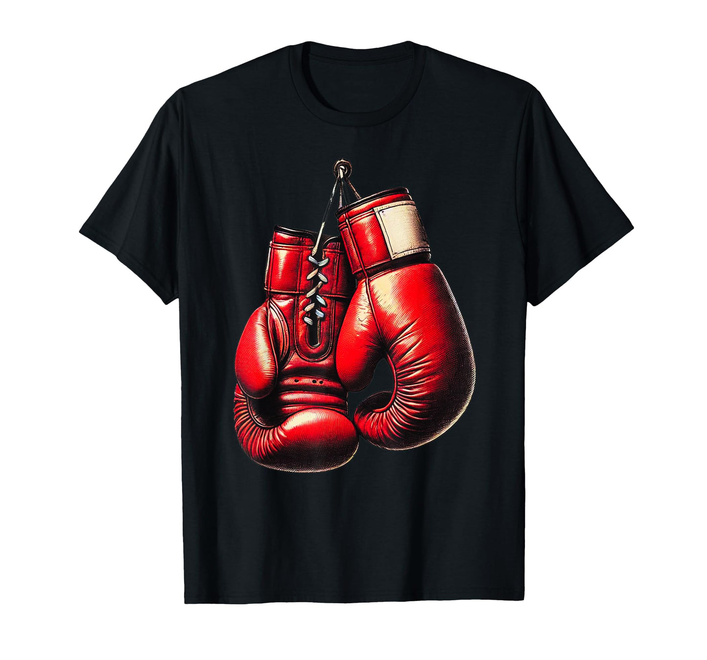 Boxing Gloves Red Boxing Sport Boxer Kickboxing T-Shirt
